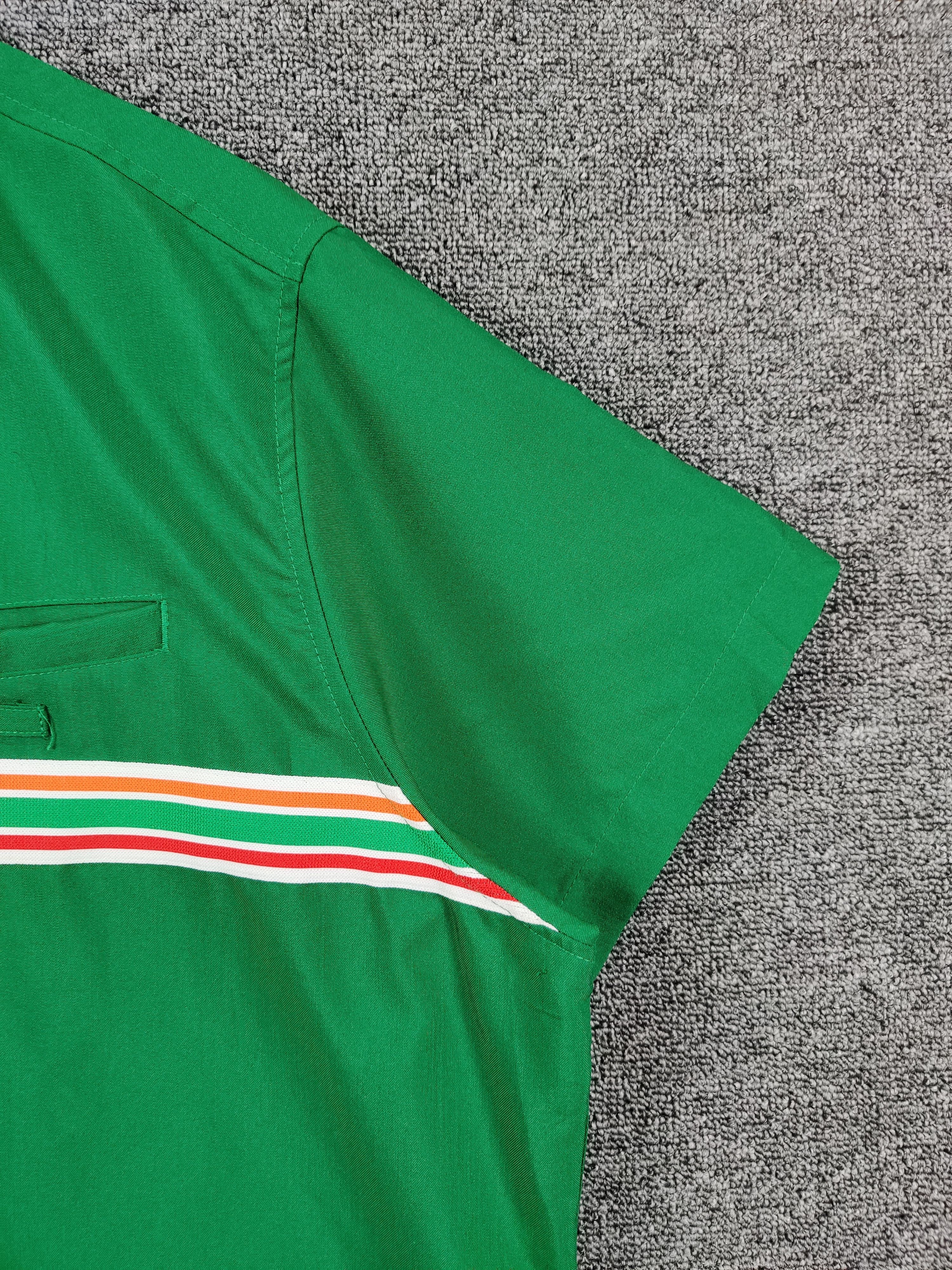 Japanese Brand Vintage 7 ELEVEN Uniform Workers Zipper Jacket Shirt Size US XL / EU 56 / 4 - 3 Thumbnail