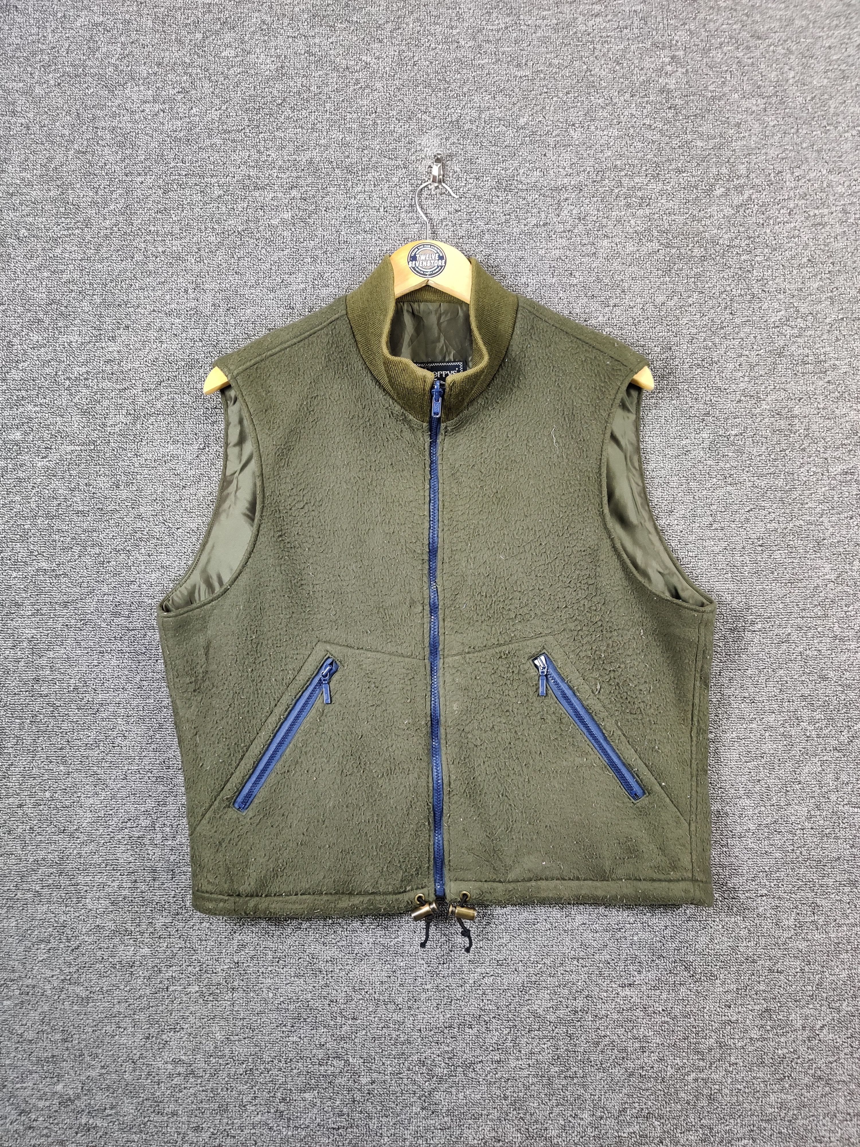 Burberry Vintage Burberrys Embroidery Spellout Fleece Zipper Vest Size US M / EU 48-50 / 2 - 4 Thumbnail