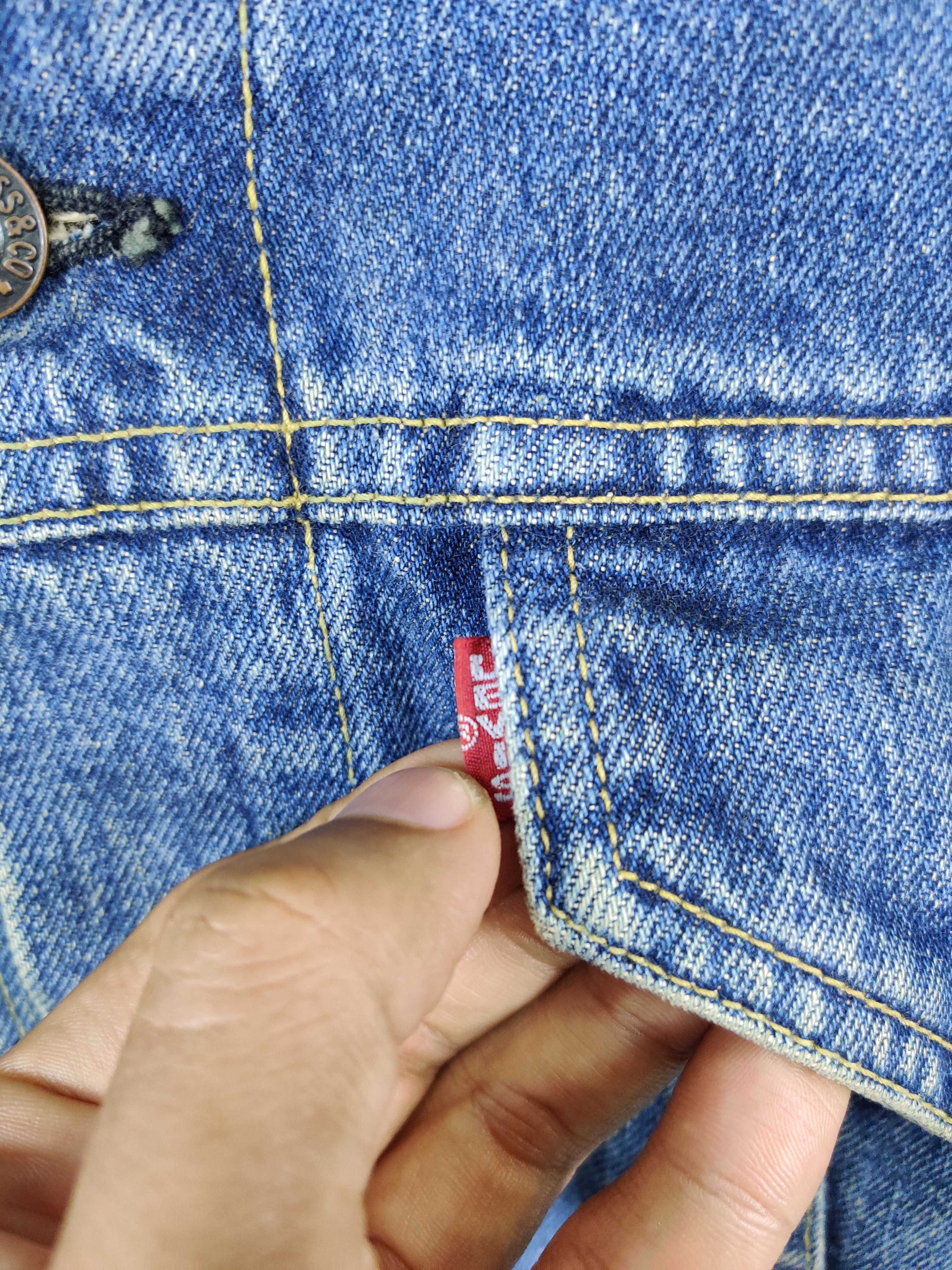 Levi's Thrashed Levi's Selvedge Big E Type 3 Denim Button J02 Size US M / EU 48-50 / 2 - 11 Thumbnail