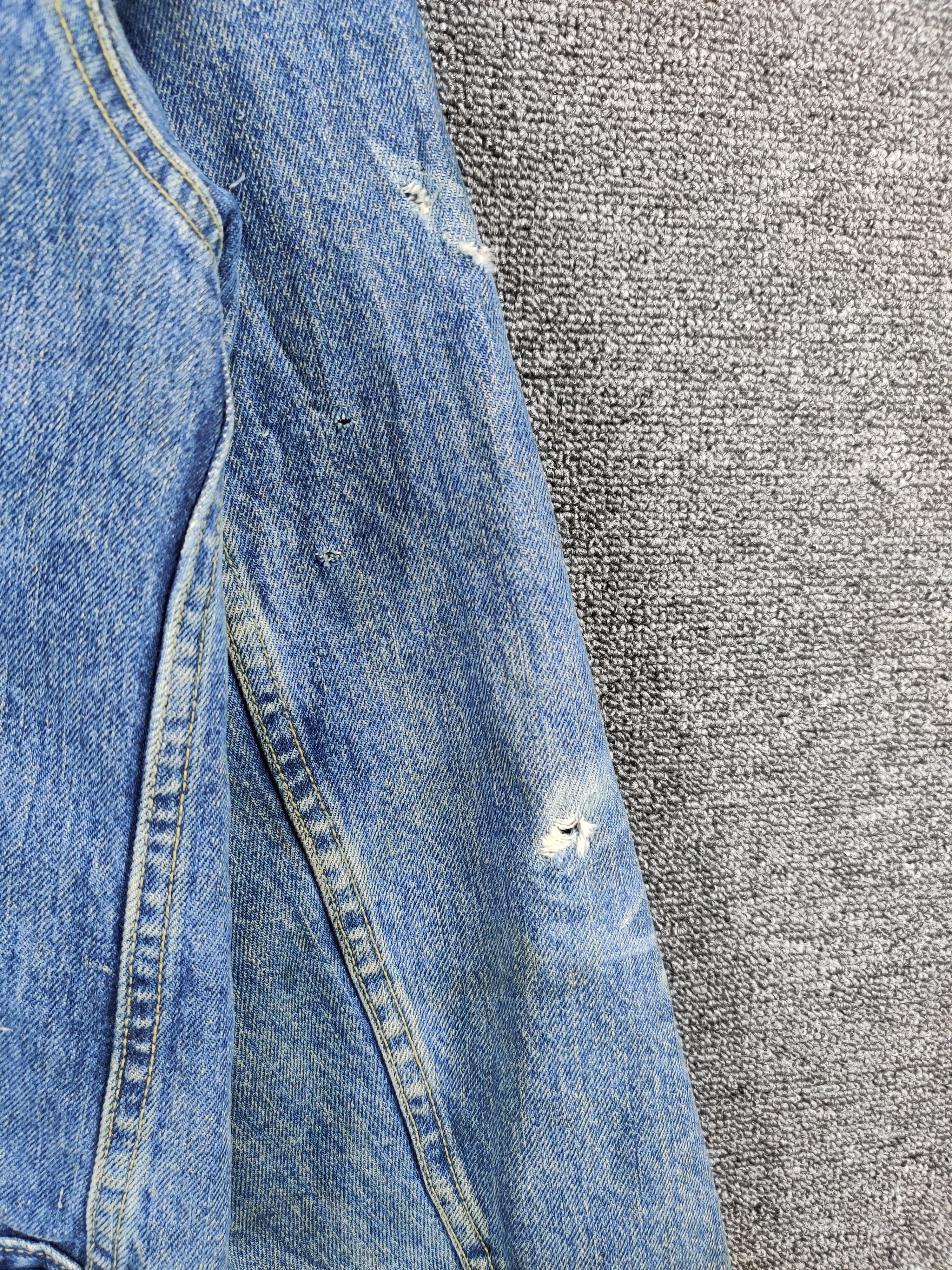 Levi's Thrashed Levi's Selvedge Big E Type 3 Denim Button J02 Size US M / EU 48-50 / 2 - 16 Thumbnail