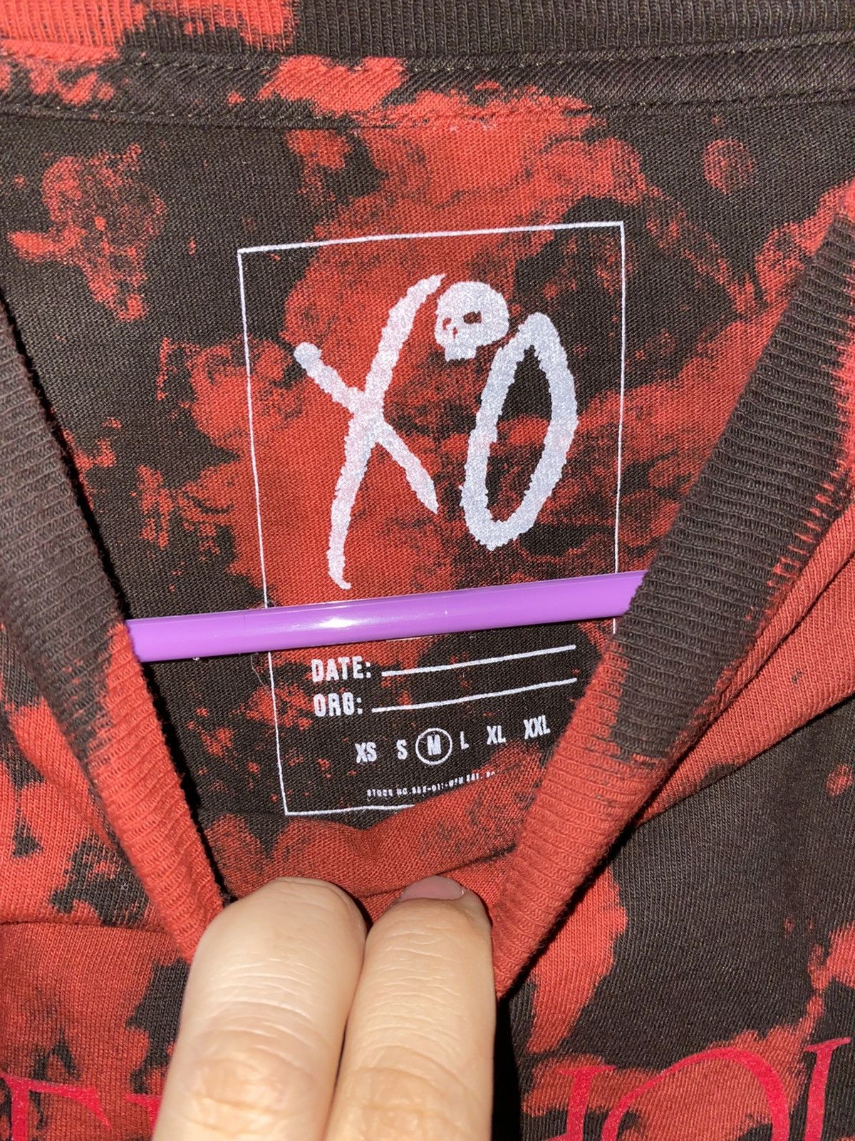 The Weeknd AFTER HOURS BLEED DYE TEE Size US M / EU 48-50 / 2 - 3 Thumbnail
