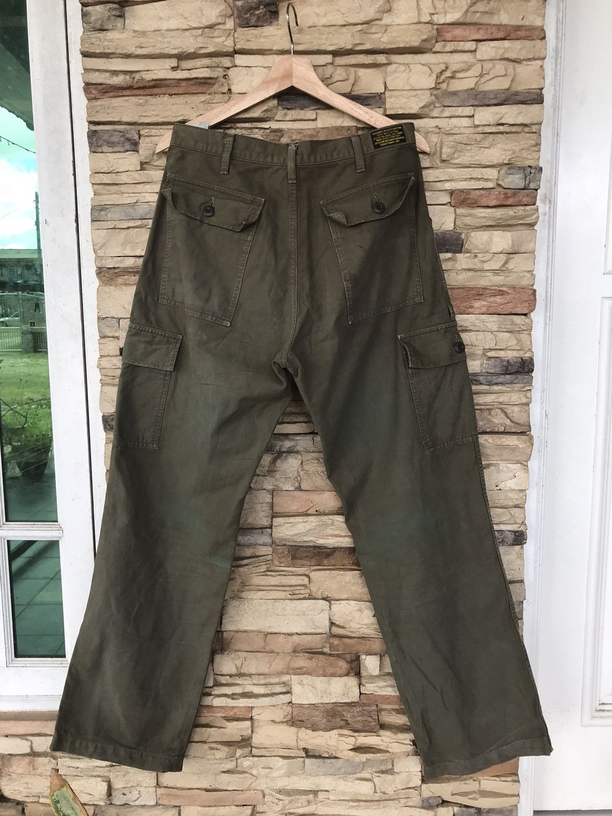 Schott Vintage Schott Nyc Trousers Utility Cotton Cargo Pants Size US 32 / EU 48 - 7 Thumbnail