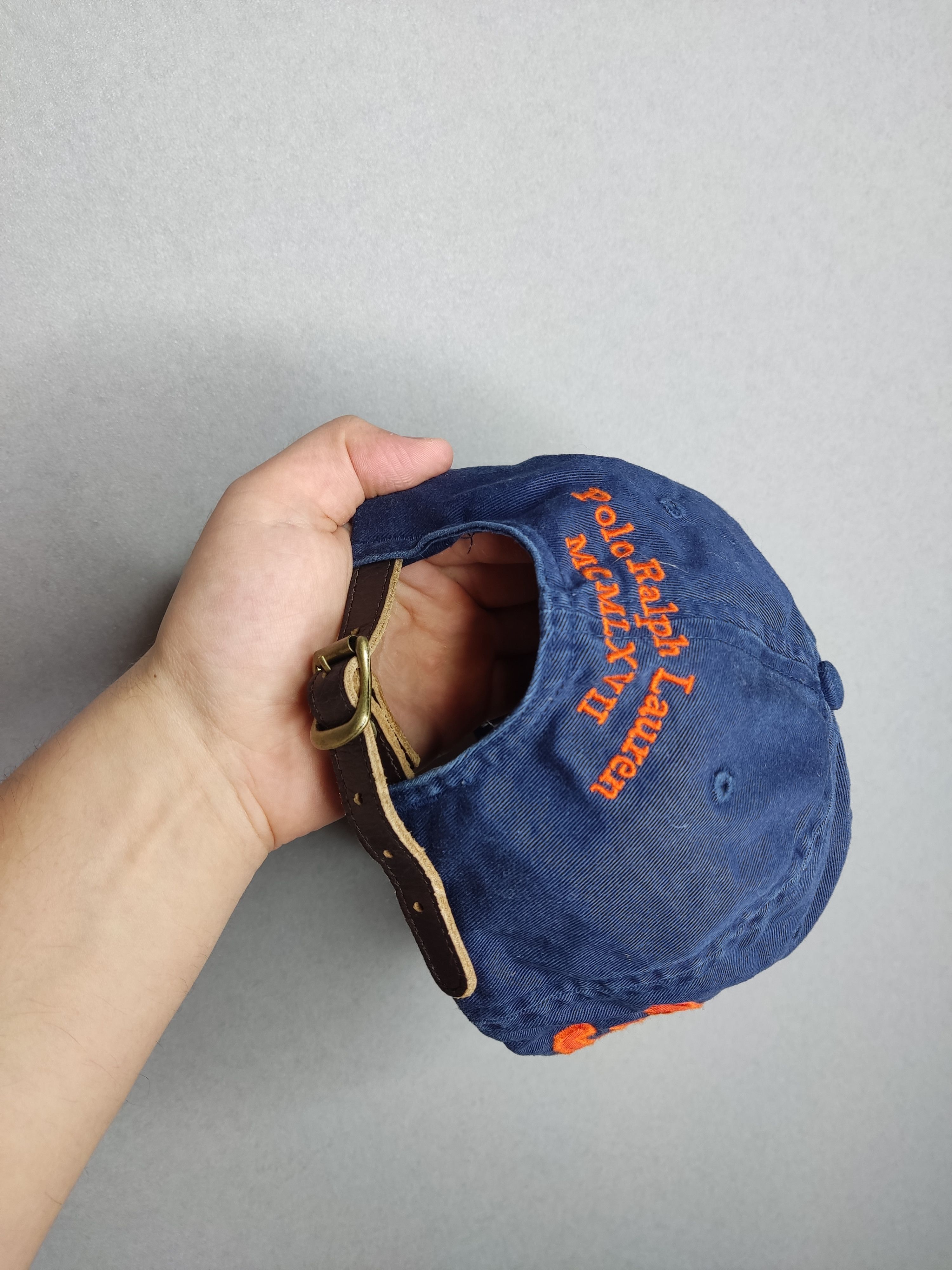 Polo Ralph Lauren × Ralph Lauren 3 Polo Ralph Lauren Vintage Navy Cap Drill Logo Size ONE SIZE - 4 Thumbnail