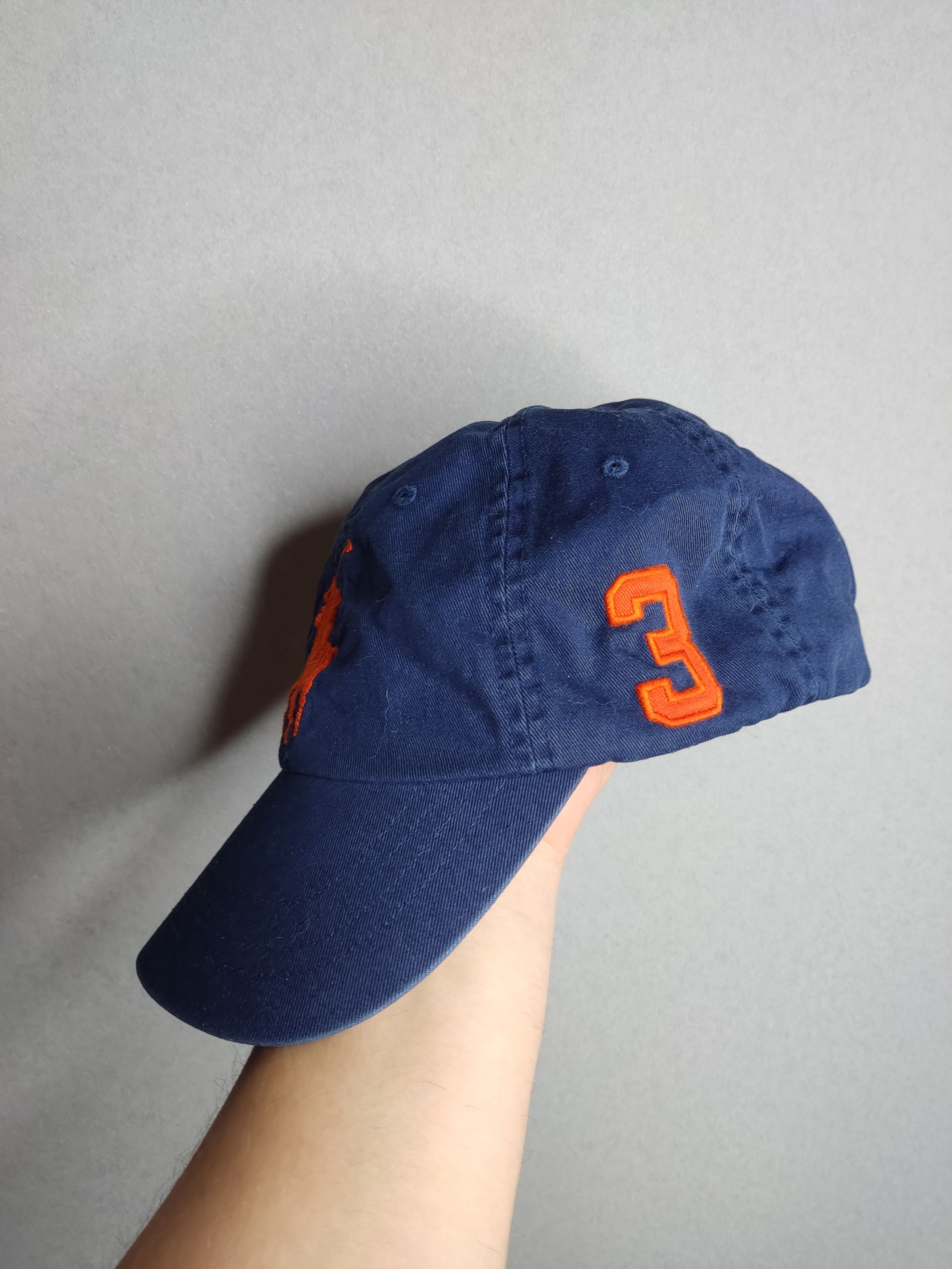 Polo Ralph Lauren × Ralph Lauren 3 Polo Ralph Lauren Vintage Navy Cap Drill Logo Size ONE SIZE - 3 Thumbnail