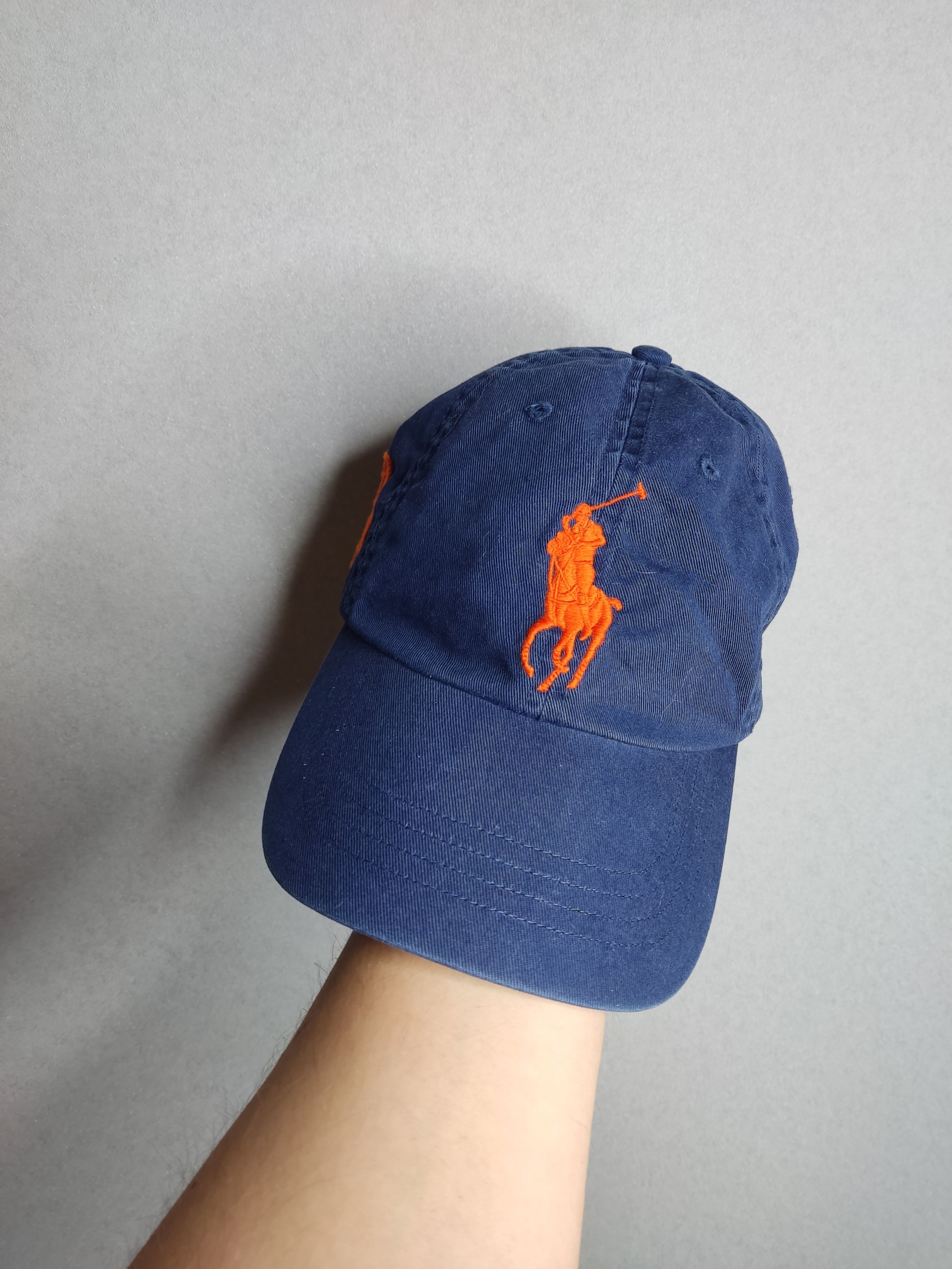 Polo Ralph Lauren × Ralph Lauren 3 Polo Ralph Lauren Vintage Navy Cap Drill Logo Size ONE SIZE - 2 Thumbnail
