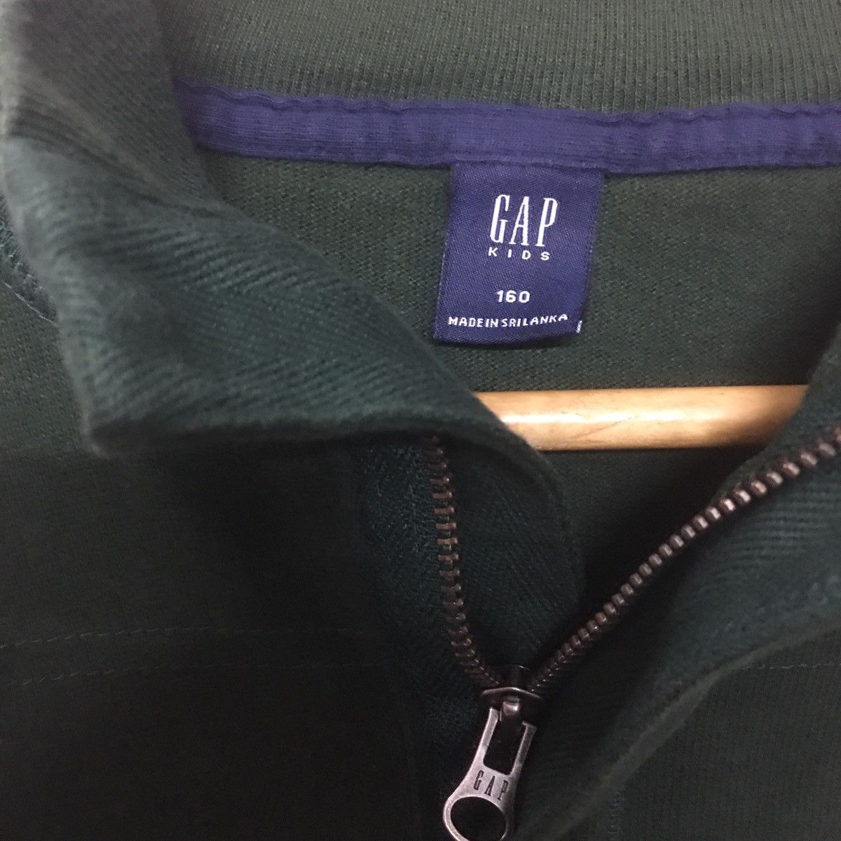 Gap × Vintage Vintage Gap Atlantic Half Zip Sweatshirt Spellout Emboidery Size US S / EU 44-46 / 1 - 3 Thumbnail