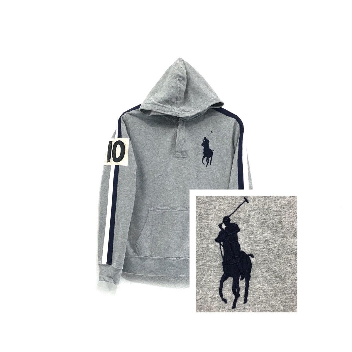 Polo Ralph Lauren × Ralph Lauren × Ralph Lauren Sport Polo Ralph Lauren Big Pony Logo Number 10 Polo Ralph Lauren Size US S / EU 44-46 / 1 - 1 Thumbnail