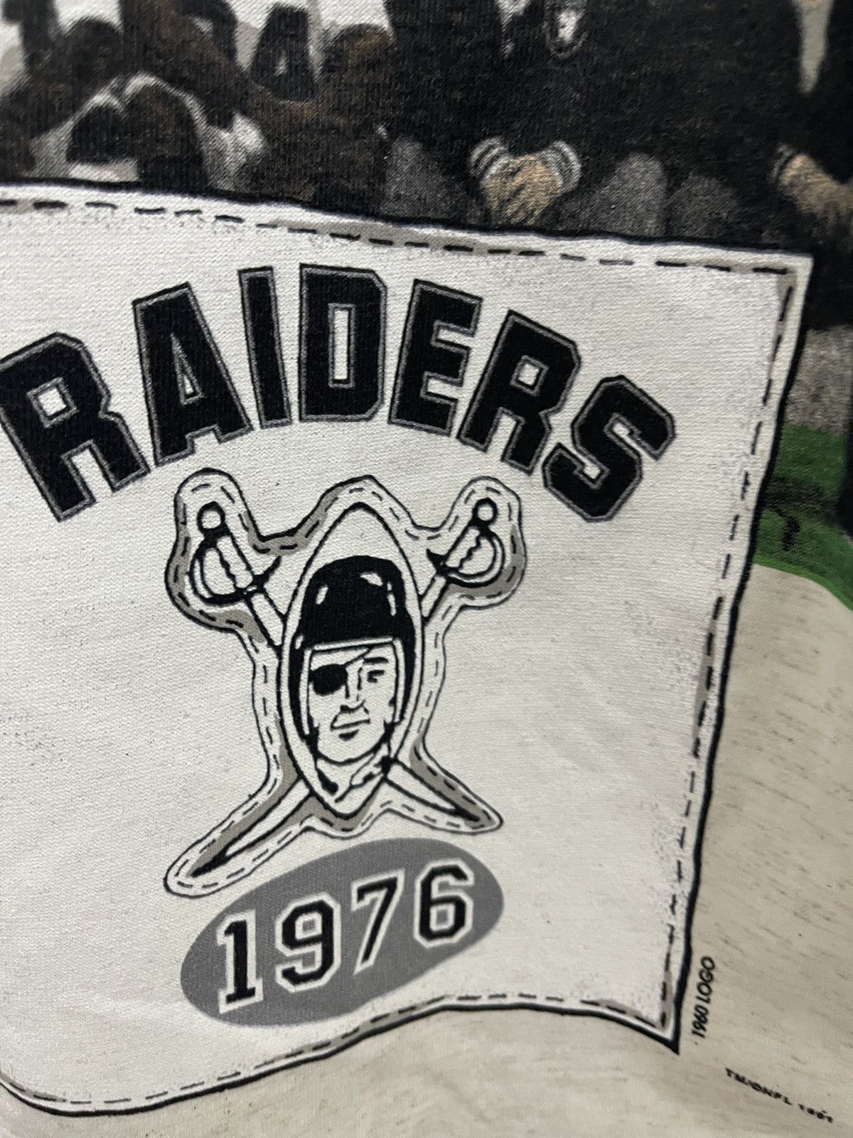 NFL × Vintage vintage raiders 3/4 world champion super bowl promo shirt Size US L / EU 52-54 / 3 - 11 Thumbnail