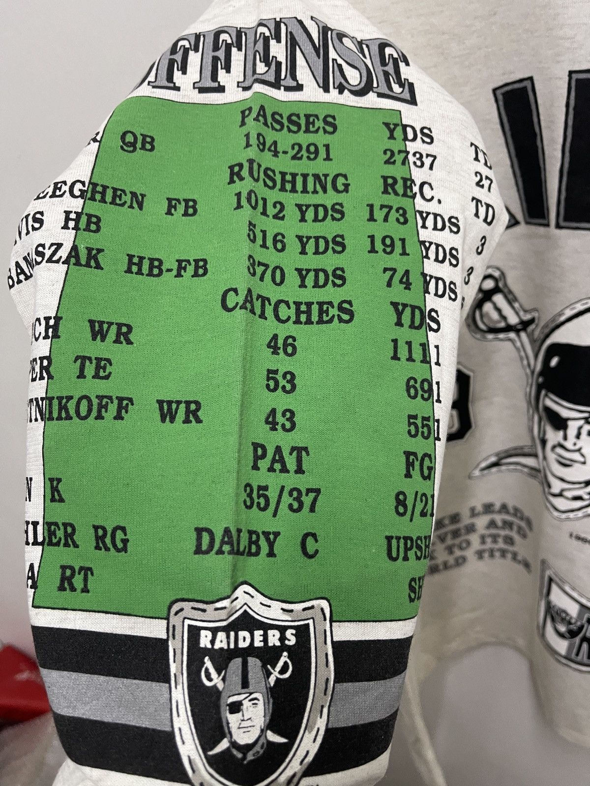 NFL × Vintage vintage raiders 3/4 world champion super bowl promo shirt Size US L / EU 52-54 / 3 - 3 Thumbnail