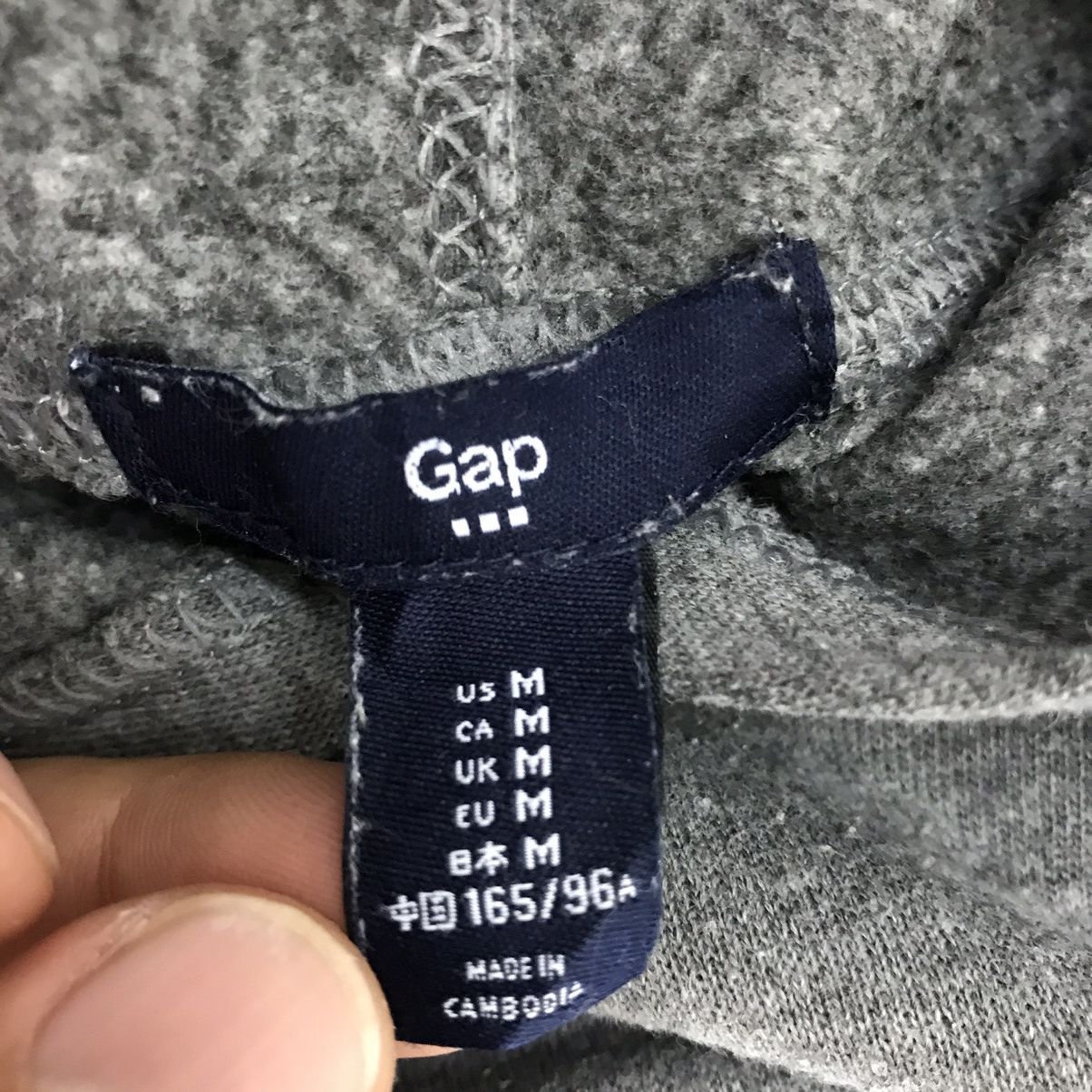 Gap × Vintage GAP Hoodie Sweashirt Biglogo Embroidery Spellout GAP Size US M / EU 48-50 / 2 - 4 Thumbnail
