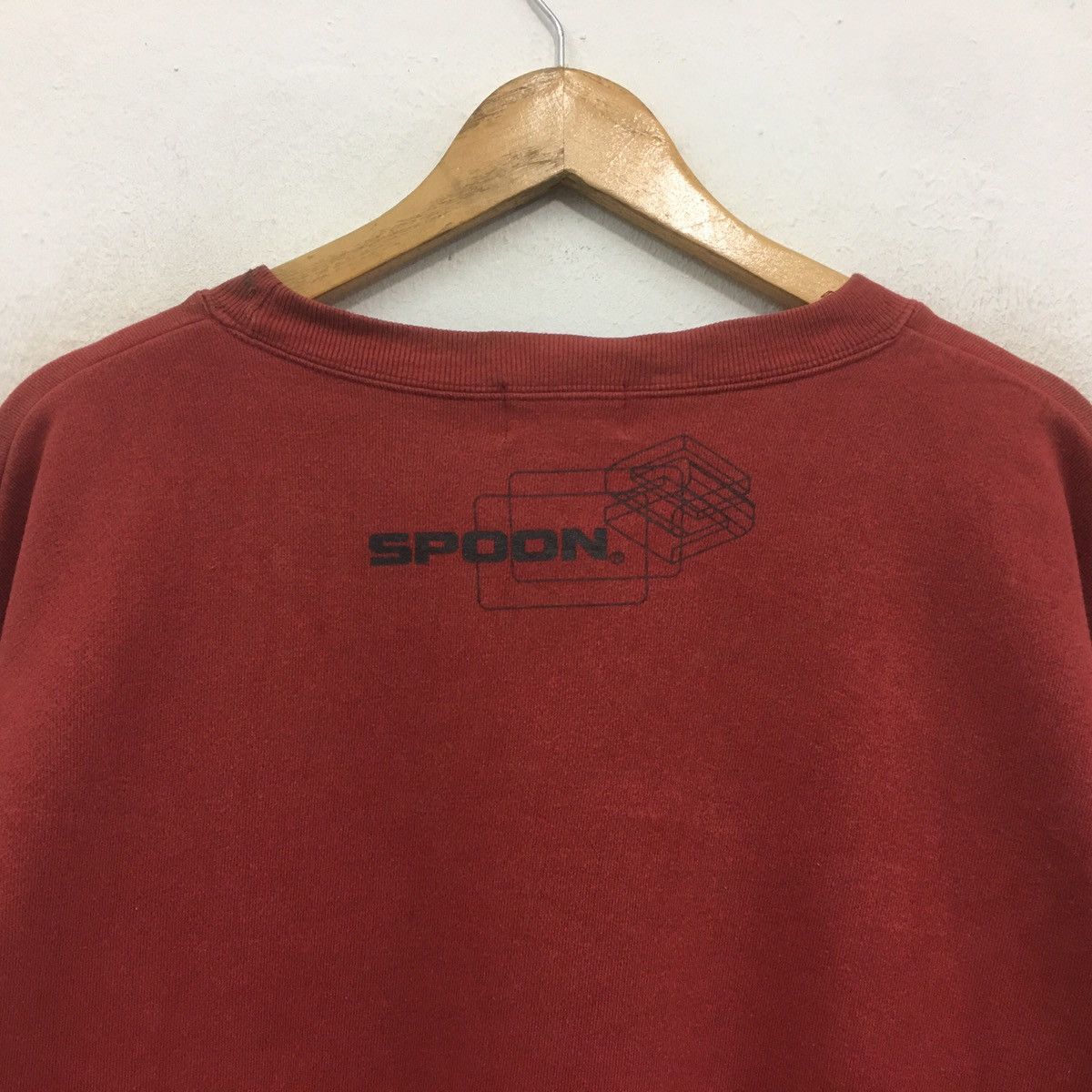 Japanese Brand × Spoon Vintage Spoon Crewneck Sweatshirt Biglogo Size US L / EU 52-54 / 3 - 7 Thumbnail