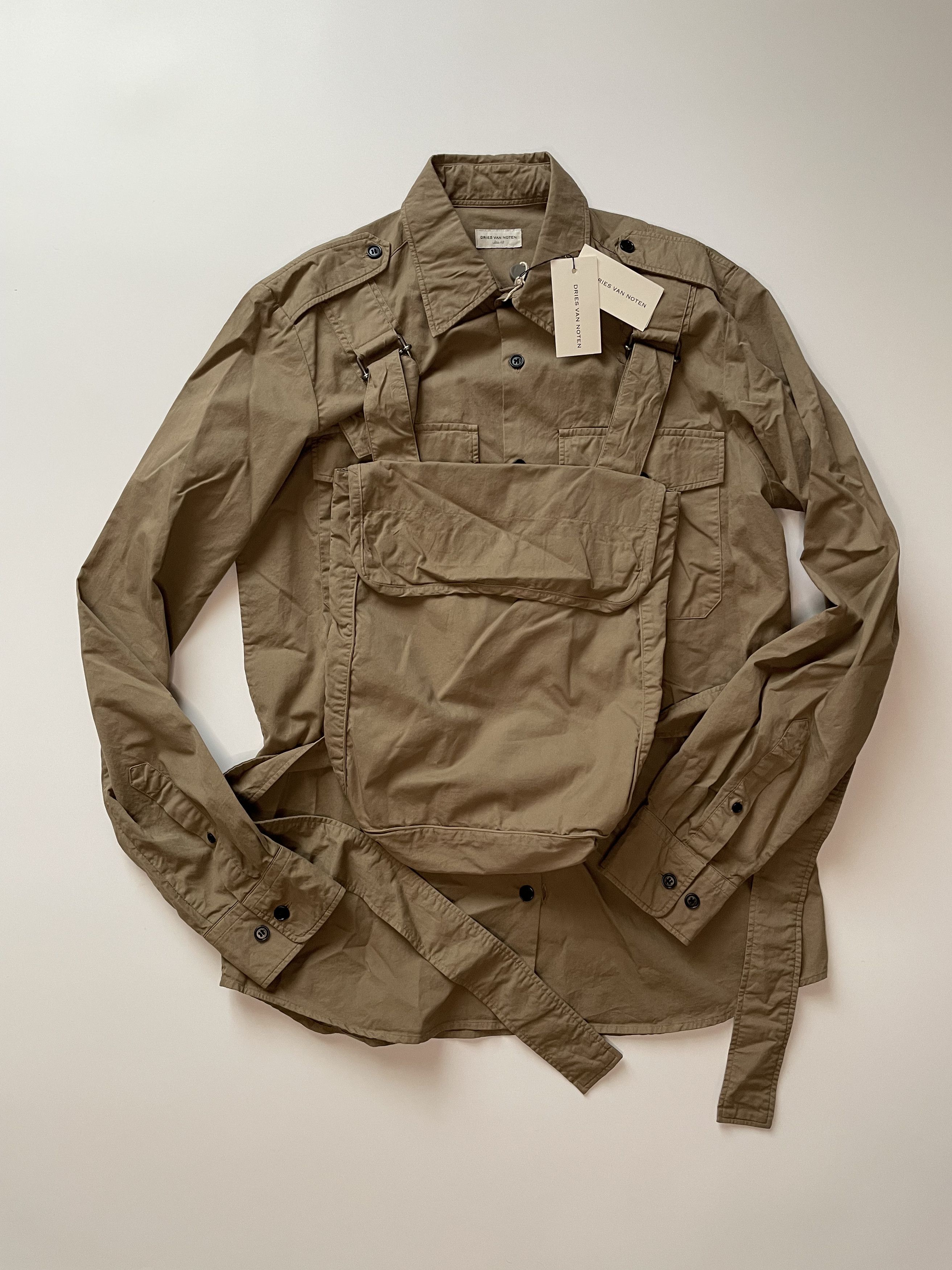 Dries Van Noten Dries Van Noten Pocket Shirt Size 48 (0445) Size US M / EU 48-50 / 2 - 1 Thumbnail