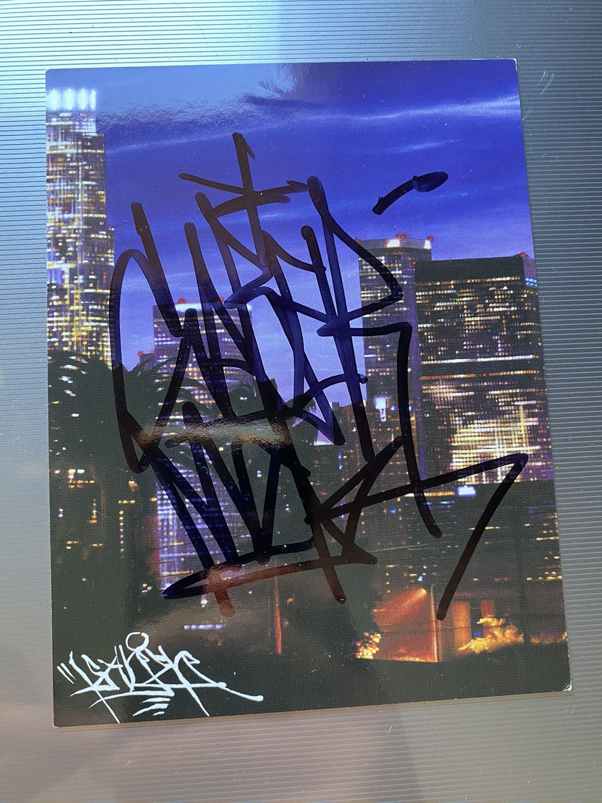 Saber msk awr signed art card Retna Revok Graffiti