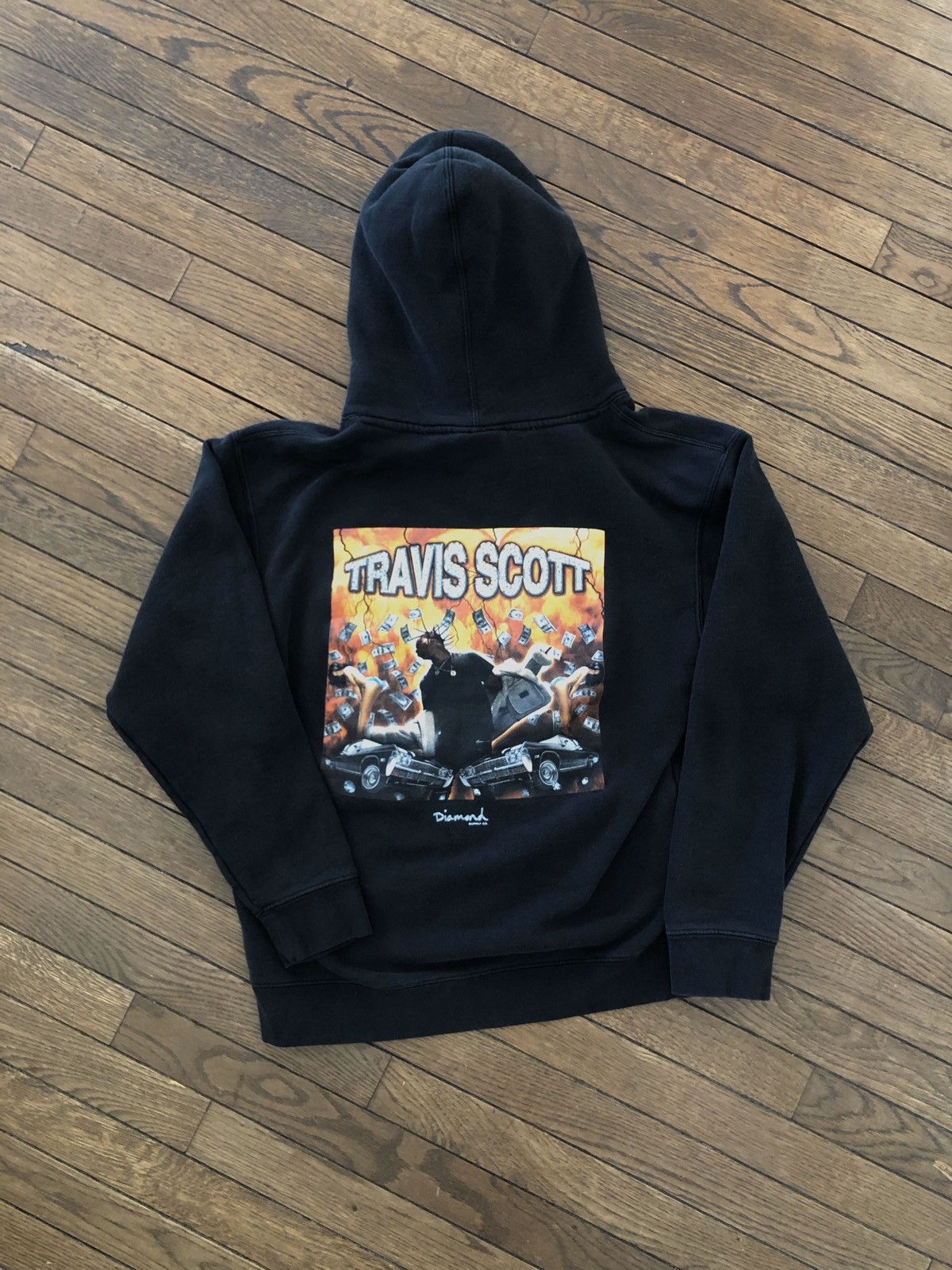 Travis Scott x Diamond Supply Co Hoodie OG 🧊❄️🥣 Logo World S