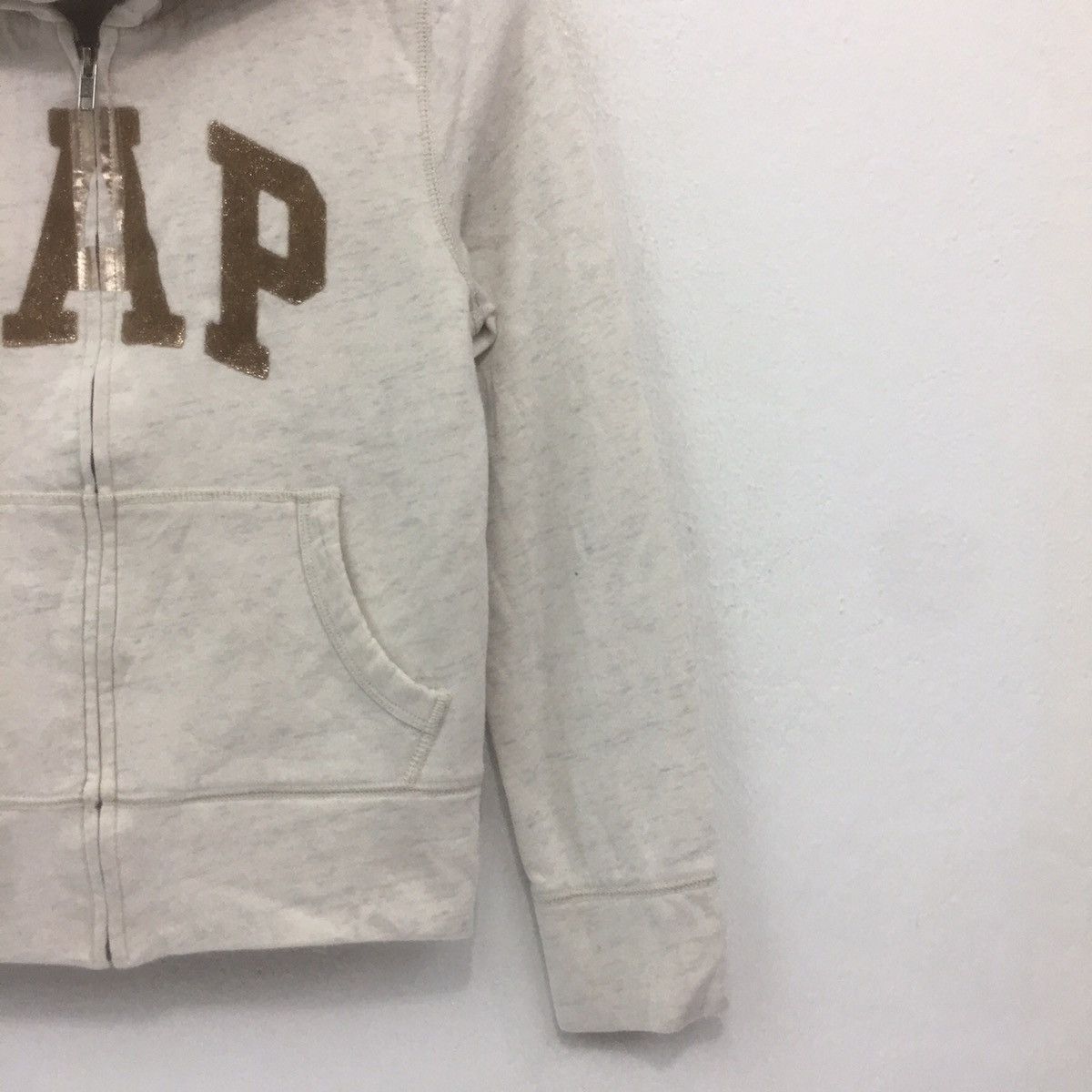 Gap × Vintage Vintage GAP Fullzip Hoodie Biglogo Emboidery Spellout Size US S / EU 44-46 / 1 - 4 Thumbnail