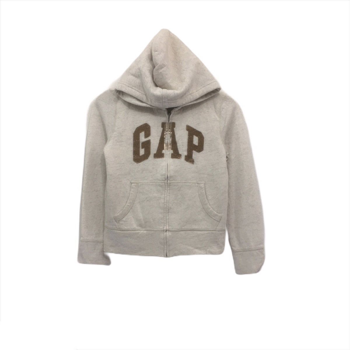 Gap × Vintage Vintage GAP Fullzip Hoodie Biglogo Emboidery Spellout Size US S / EU 44-46 / 1 - 1 Thumbnail