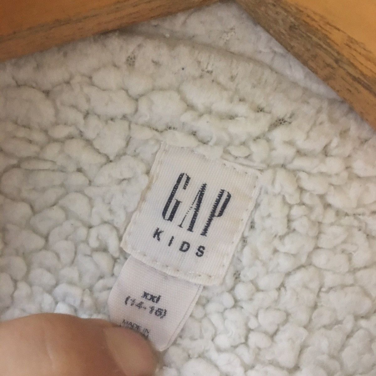 Gap × Vintage Vintage GAP Fullzip Hoodie Biglogo Emboidery Spellout Size US S / EU 44-46 / 1 - 5 Thumbnail