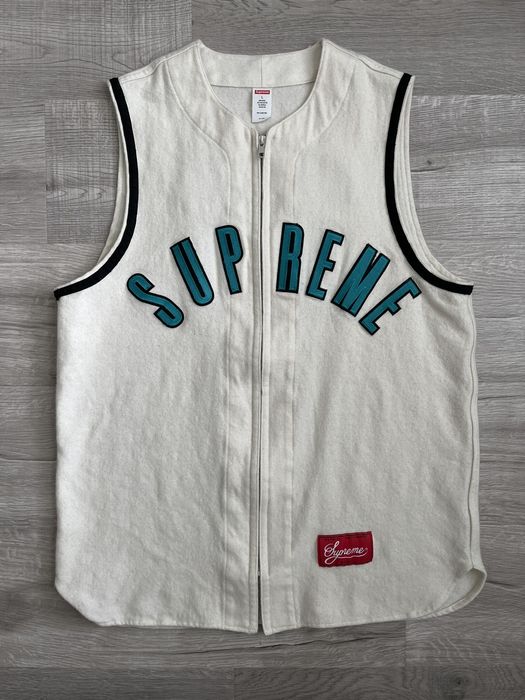 Supreme Supreme Sleeveless Baseball Shirt | Grailed