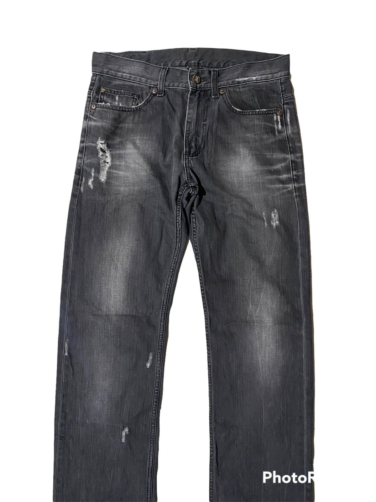 Armani Exchange × Japanese Brand 💥Armani Exchange Distressed Denim Size US 32 / EU 48 - 2 Thumbnail