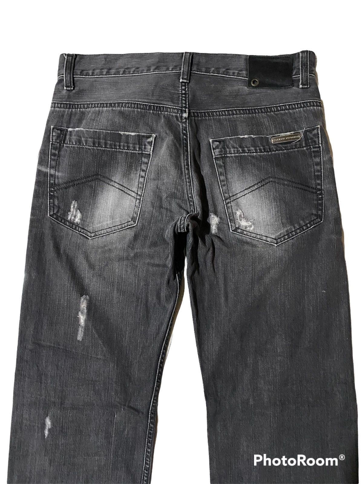 Armani Exchange × Japanese Brand 💥Armani Exchange Distressed Denim Size US 32 / EU 48 - 4 Thumbnail