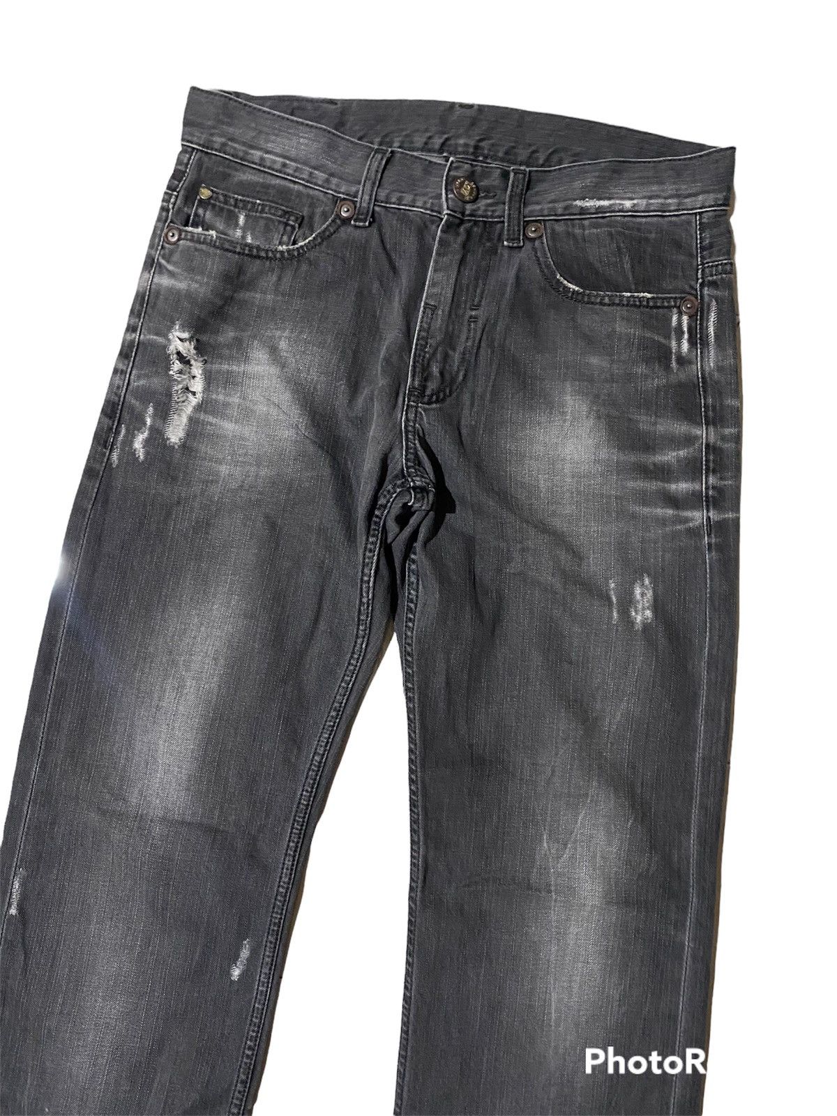Armani Exchange × Japanese Brand 💥Armani Exchange Distressed Denim Size US 32 / EU 48 - 6 Thumbnail