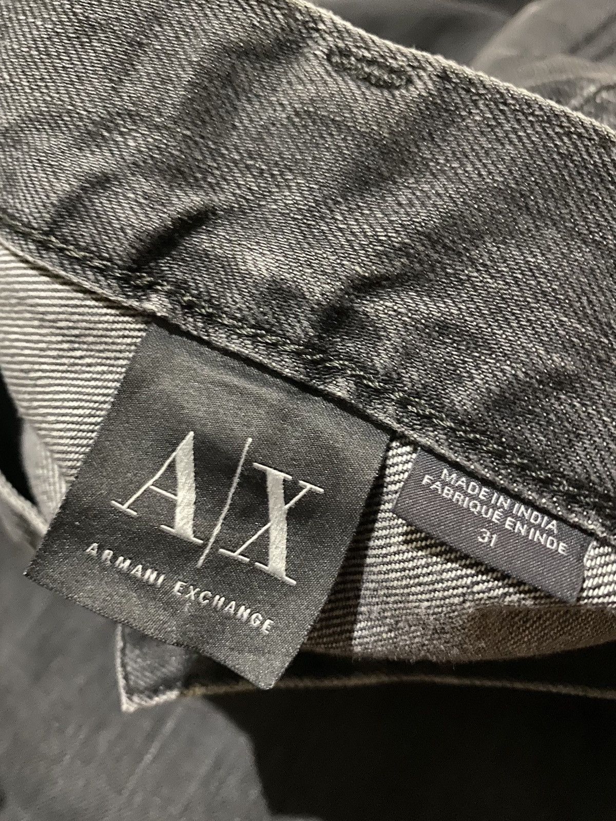 Armani Exchange × Japanese Brand 💥Armani Exchange Distressed Denim Size US 32 / EU 48 - 10 Thumbnail
