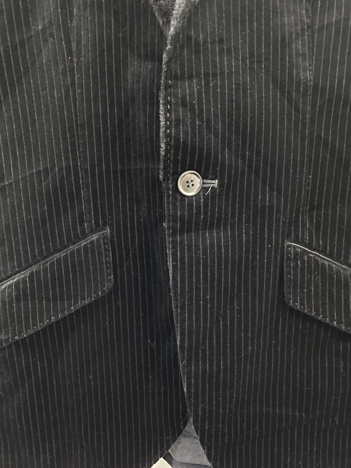 Katharine Hamnett London Katharine Hamnett London Stripe Velvet Suit Jacket Design Size US S / EU 44-46 / 1 - 7 Thumbnail