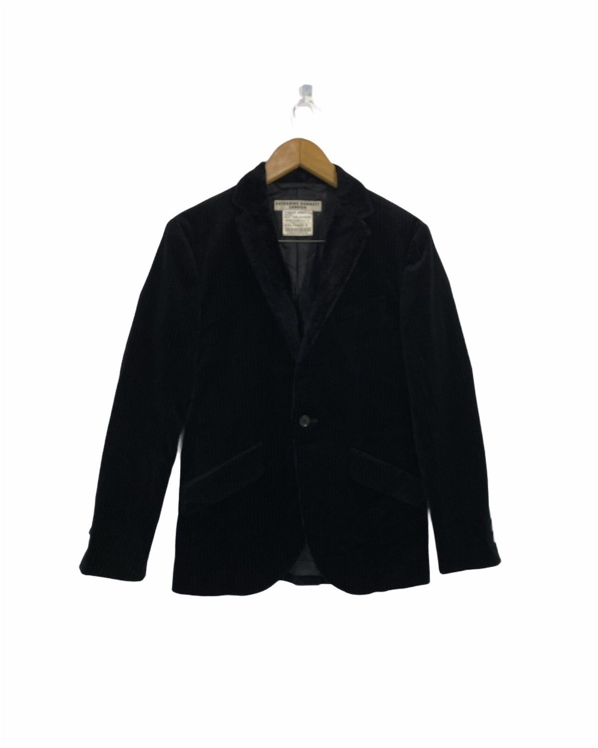 Katharine Hamnett London Katharine Hamnett London Stripe Velvet Suit Jacket Design Size US S / EU 44-46 / 1 - 1 Thumbnail