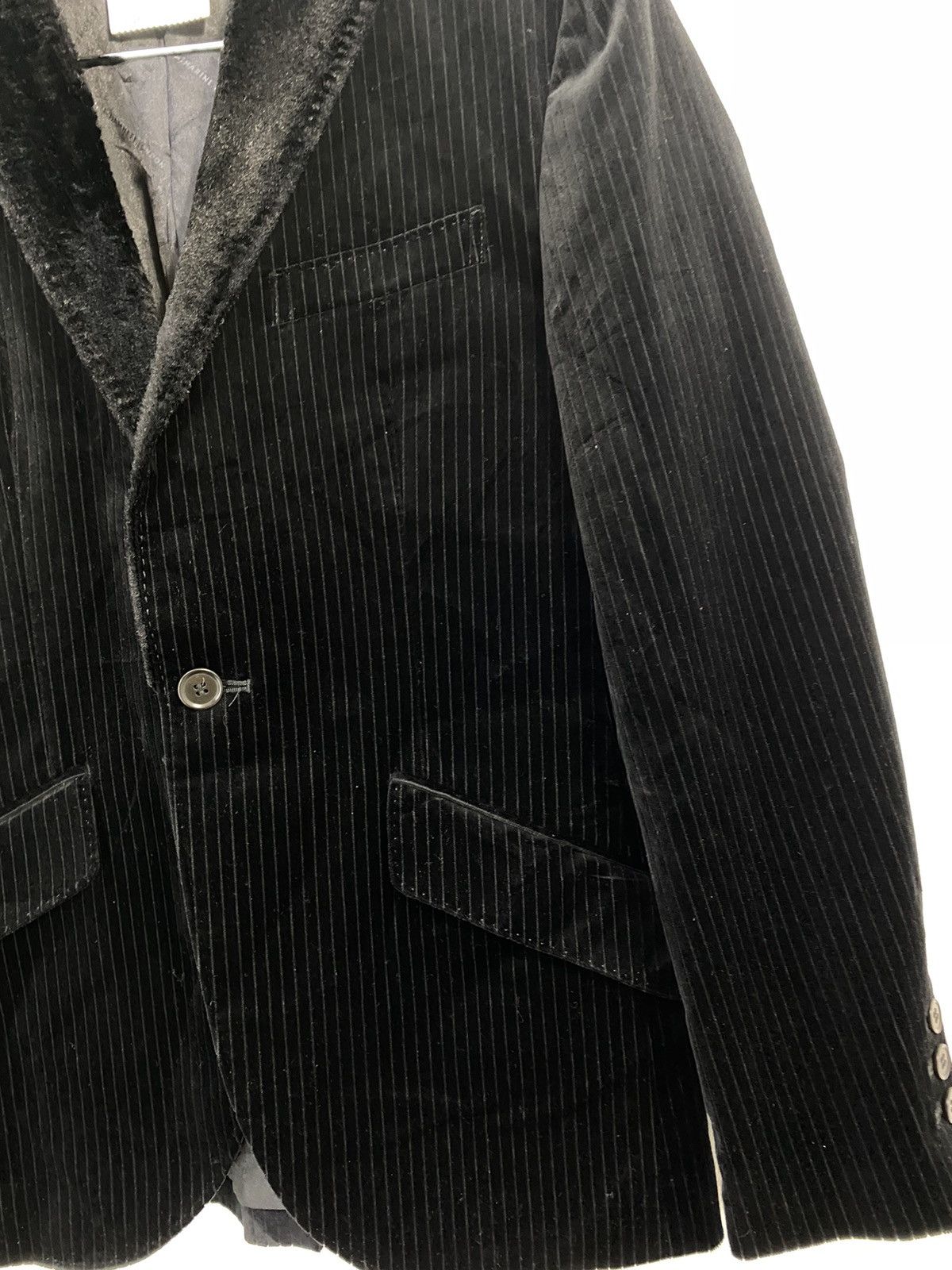 Katharine Hamnett London Katharine Hamnett London Stripe Velvet Suit Jacket Design Size US S / EU 44-46 / 1 - 5 Thumbnail