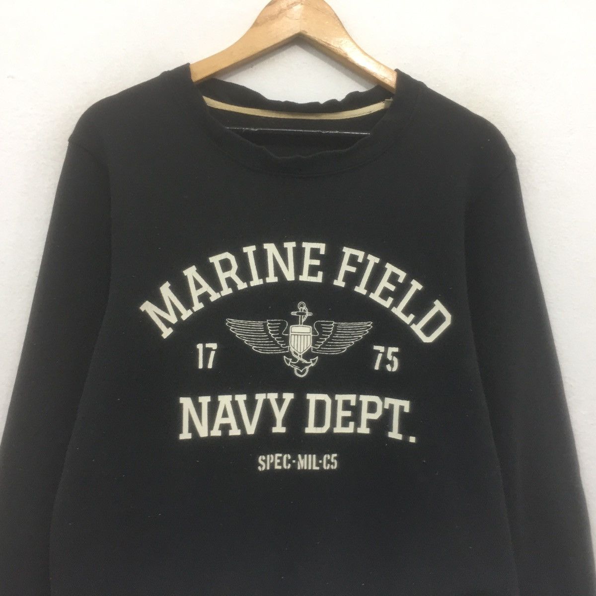 Old Navy × Vintage intage Marine Field NAVY Dept Sweatshirt Crewneck Big Logo Size US M / EU 48-50 / 2 - 2 Thumbnail