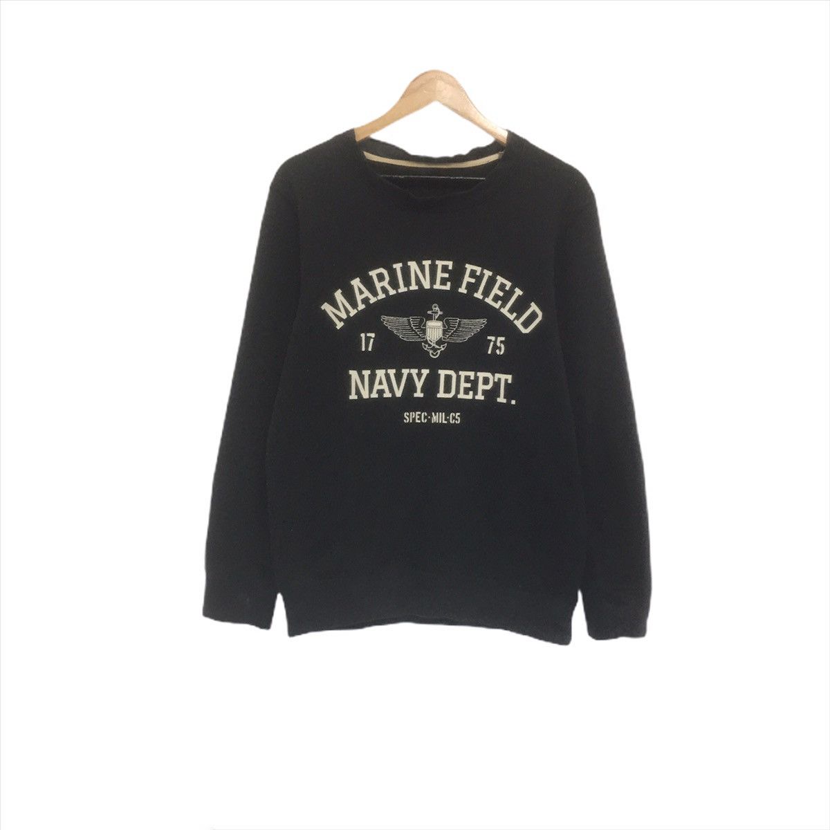 Old Navy × Vintage intage Marine Field NAVY Dept Sweatshirt Crewneck Big Logo Size US M / EU 48-50 / 2 - 1 Thumbnail