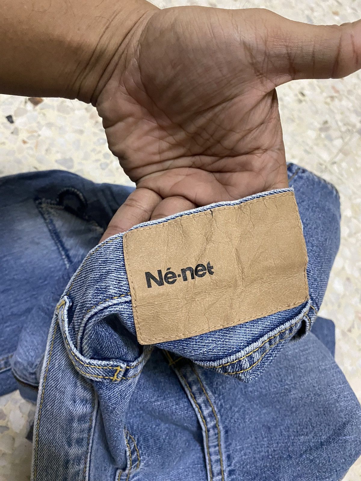Issey Miyake Issey Miyake Ne Net Denim Pant Cat PatchWork Design Size US 28 / EU 44 - 7 Thumbnail
