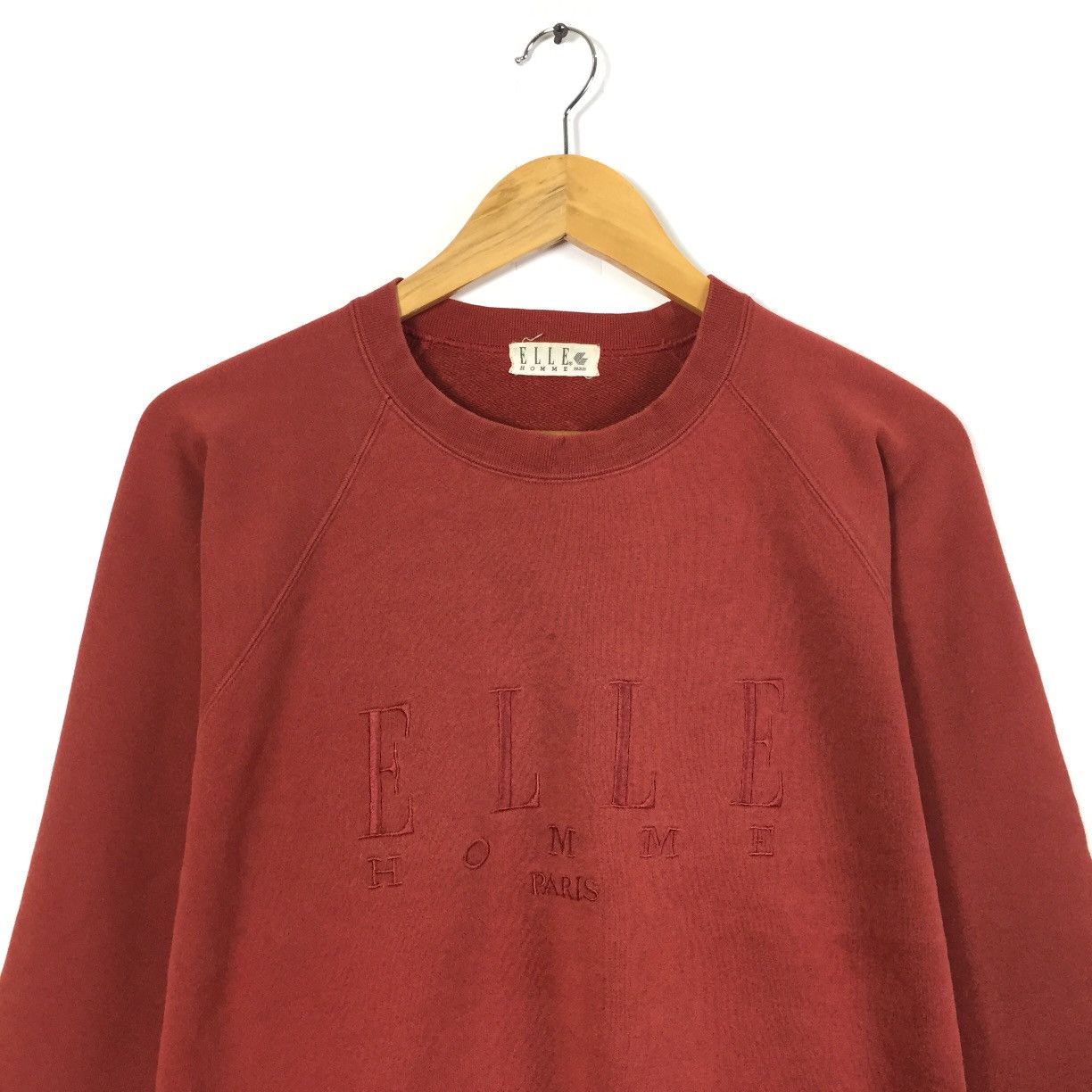 Vintage Vintage ELLE Sweatshirt Embroidery Spellout ELLE HommeParis Size US M / EU 48-50 / 2 - 4 Thumbnail
