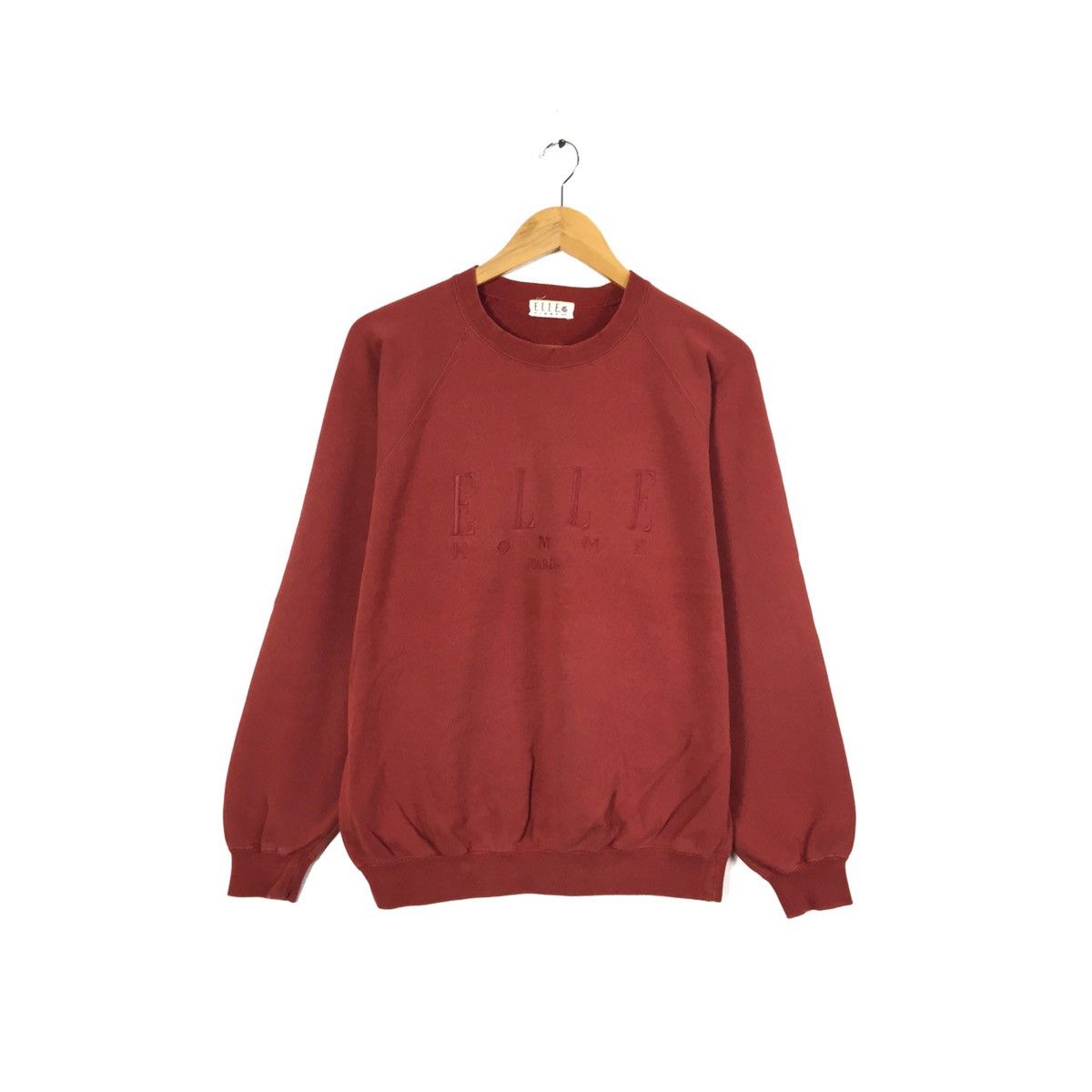 Vintage Vintage ELLE Sweatshirt Embroidery Spellout ELLE HommeParis Size US M / EU 48-50 / 2 - 2 Thumbnail