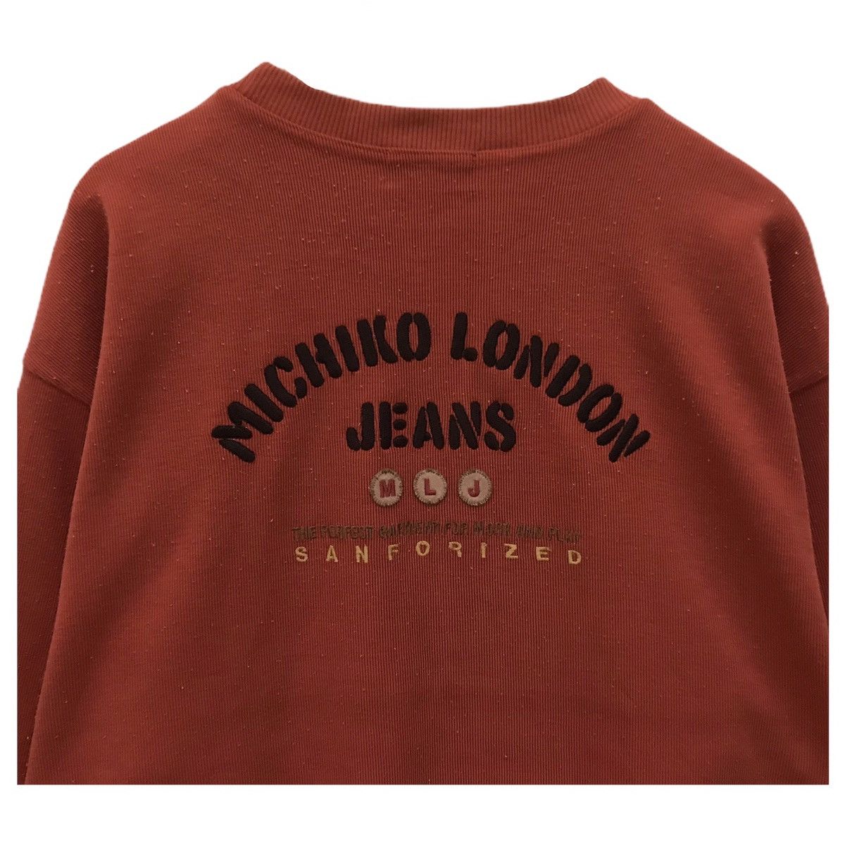 Japanese Brand × Michiko Koshino London × Vintage Michiko London Sweatshirt Crewneck BigLogo Embroidery Size US L / EU 52-54 / 3 - 2 Thumbnail