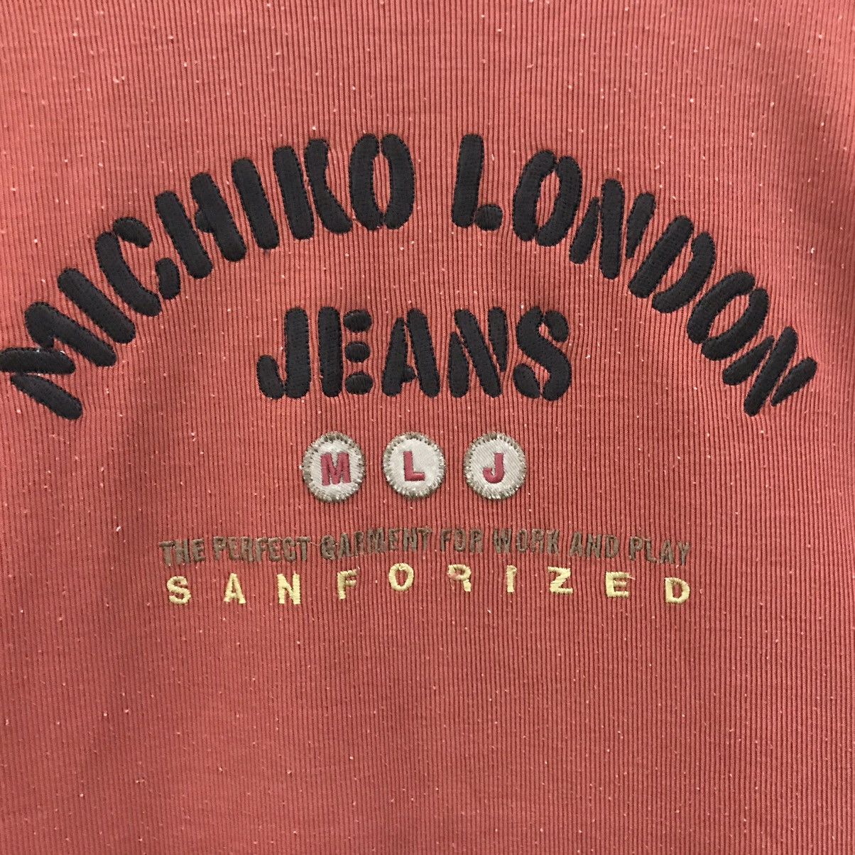 Japanese Brand × Michiko Koshino London × Vintage Michiko London Sweatshirt Crewneck BigLogo Embroidery Size US L / EU 52-54 / 3 - 8 Thumbnail