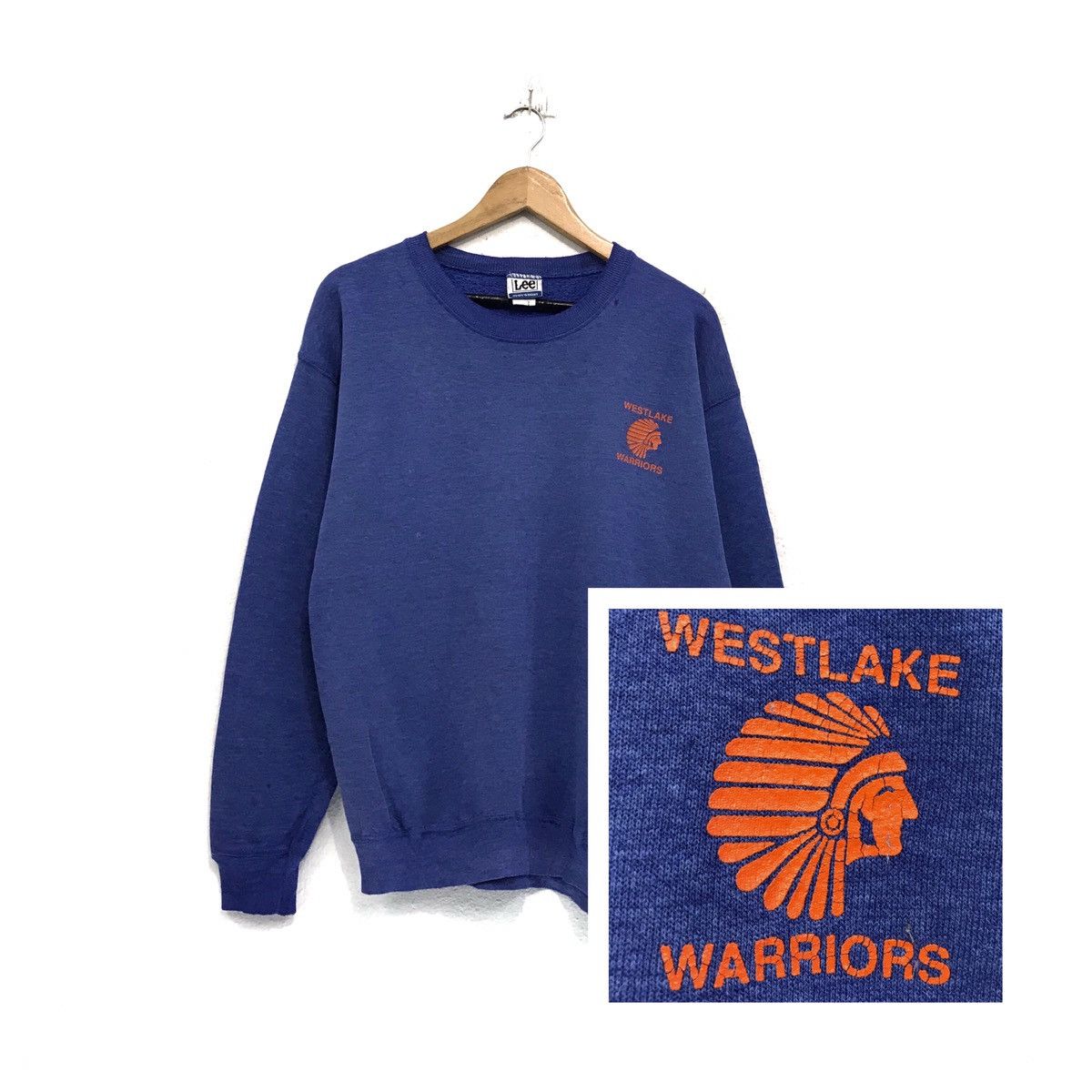 Lee × Vintage Lee Sweatshirt Crewneck Westlake Warriors Marmonte League Size US M / EU 48-50 / 2 - 1 Thumbnail