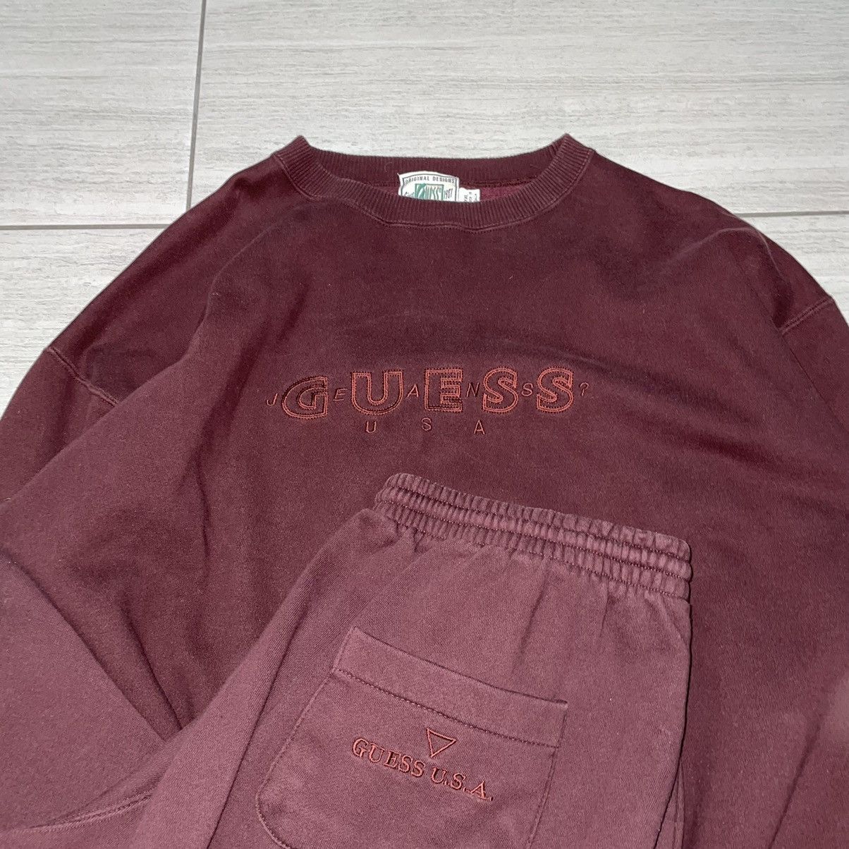 Guess × Vintage Guess Vintage Sweatsuit XXL Size US XXL / EU 58 / 5 - 6 Thumbnail