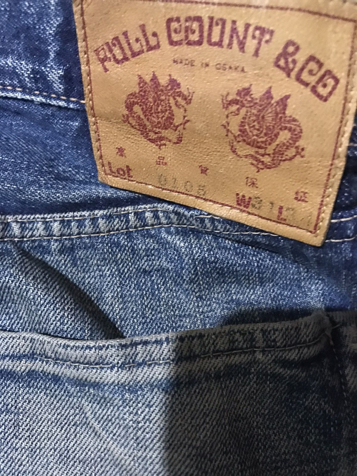 Full Count & Co. 💥Full Count Selvedge Denim Size US 31 - 9 Thumbnail