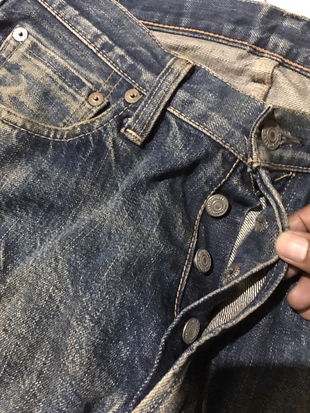 Full Count & Co. 💥Full Count Selvedge Denim Size US 31 - 7 Thumbnail