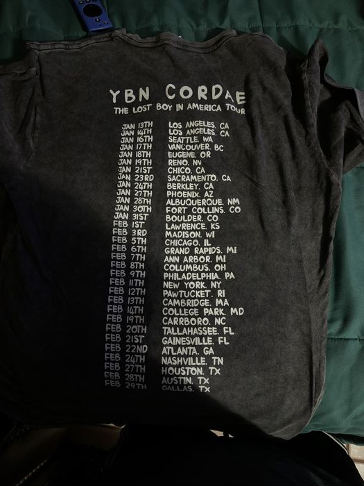 Vintage YBN CORDAE The Lost Boy Tour Merch | Grailed