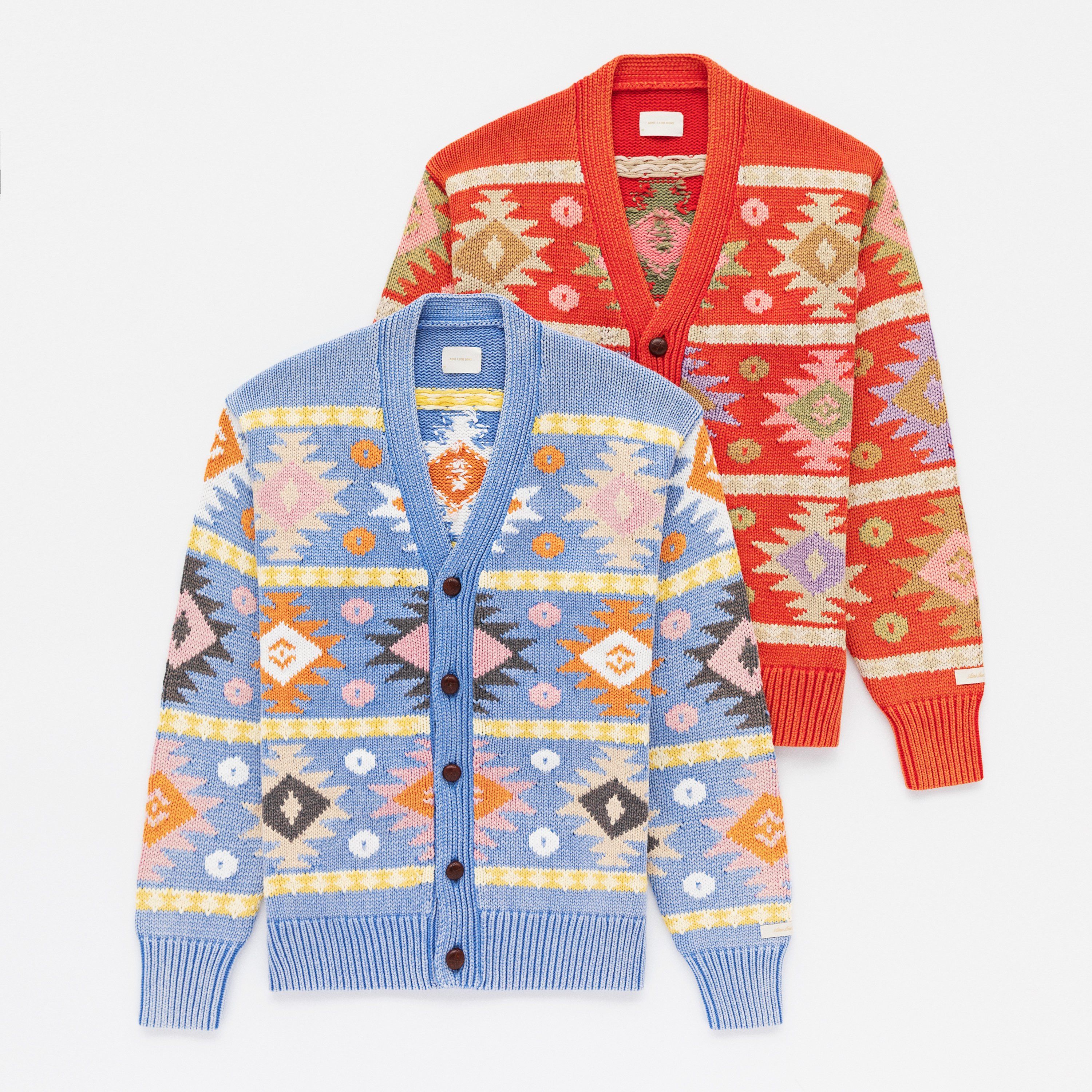 Aime Leon Dore Geo Knit Cardigan - L Size US L / EU 52-54 / 3 - 6 Thumbnail