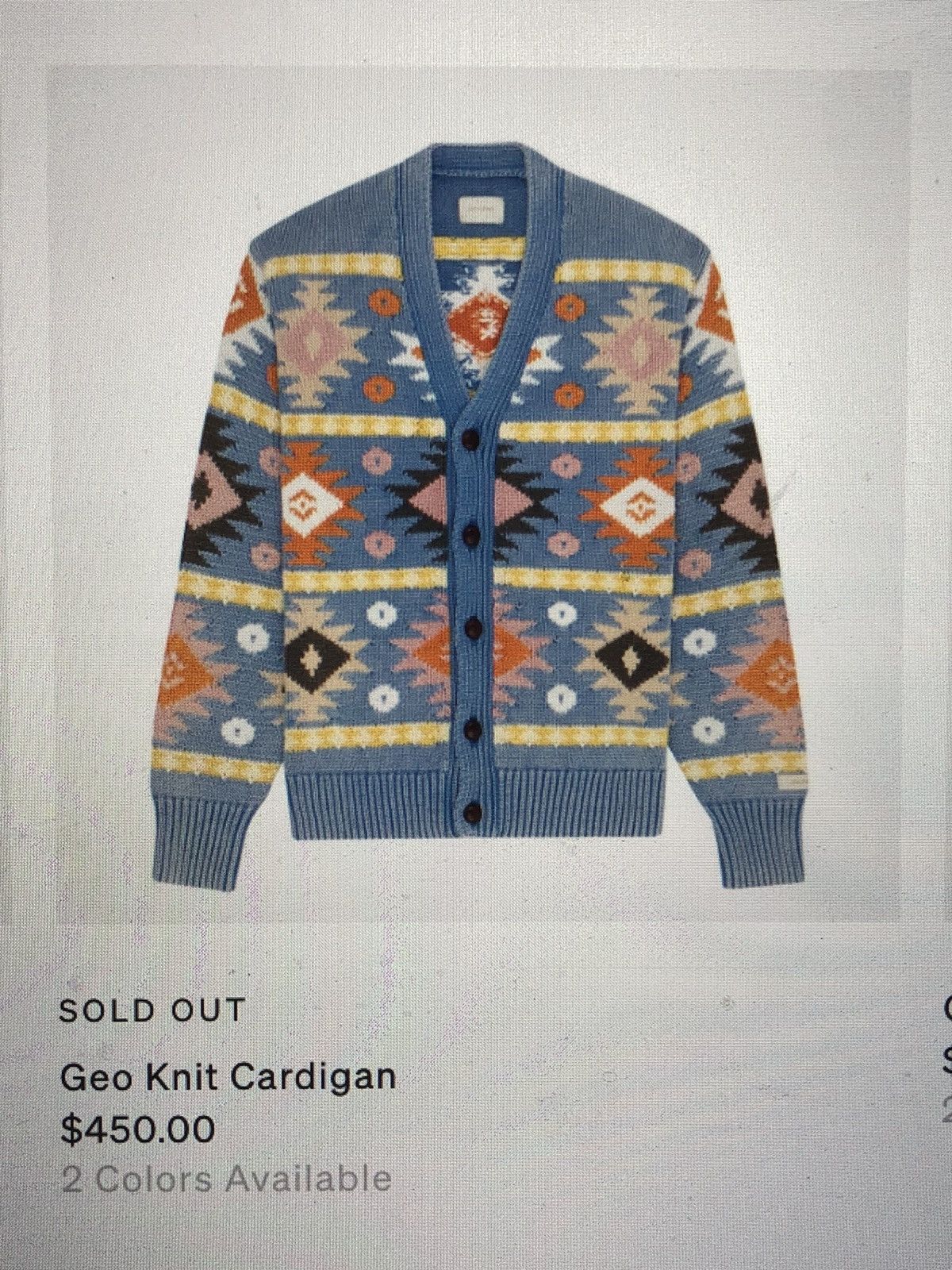 Aime Leon Dore Geo Knit Cardigan - L Size US L / EU 52-54 / 3 - 10 Thumbnail