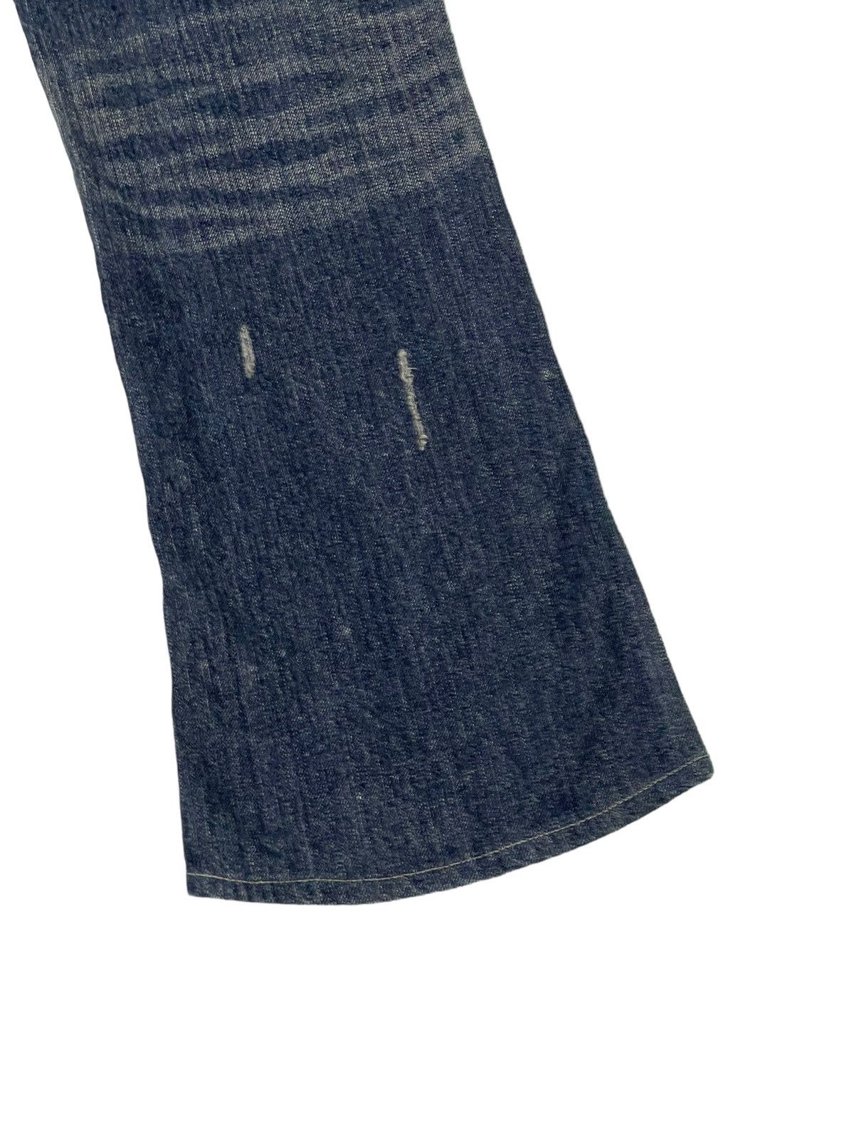 Japanese Brand Flare Jeans Vanquish Japan Distress Denim Boot Cut 12🟦 Size US 29 - 15 Thumbnail