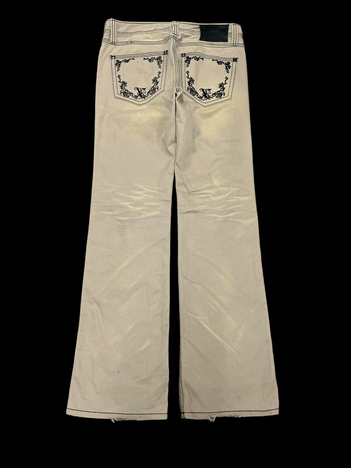 Japanese Brand × Vintage FLARED💥XFIRM DISTRESSED DENIM PANT Size US 30 / EU 46 - 7 Thumbnail