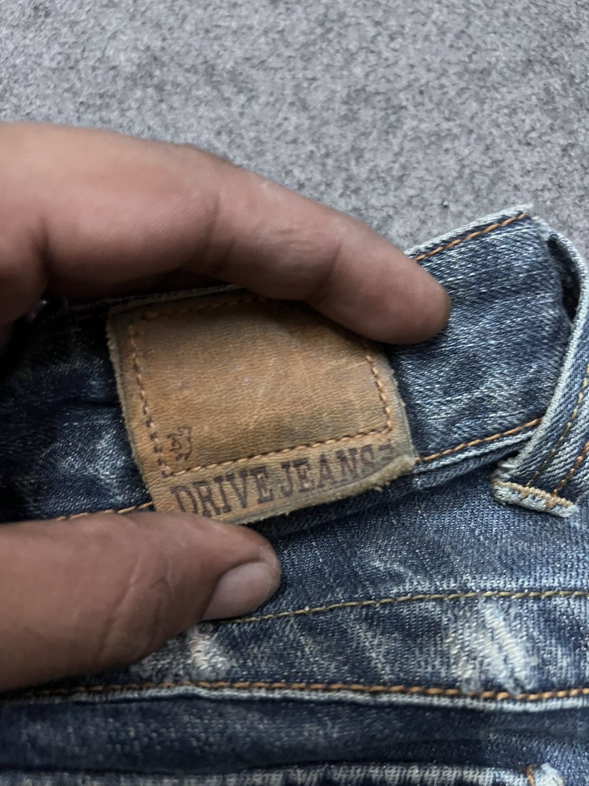 Japanese Brand FLARED🔥DRIVE JEANS DISTRESSED DENIM PANT Size US 29 - 7 Thumbnail