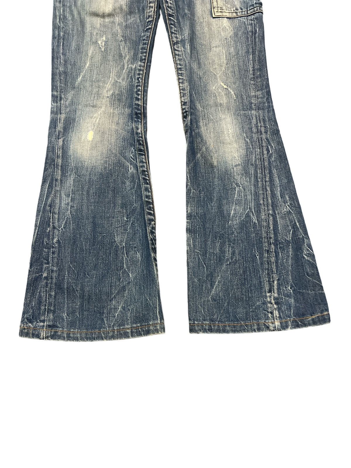 Japanese Brand FLARED🔥DRIVE JEANS DISTRESSED DENIM PANT Size US 29 - 3 Thumbnail
