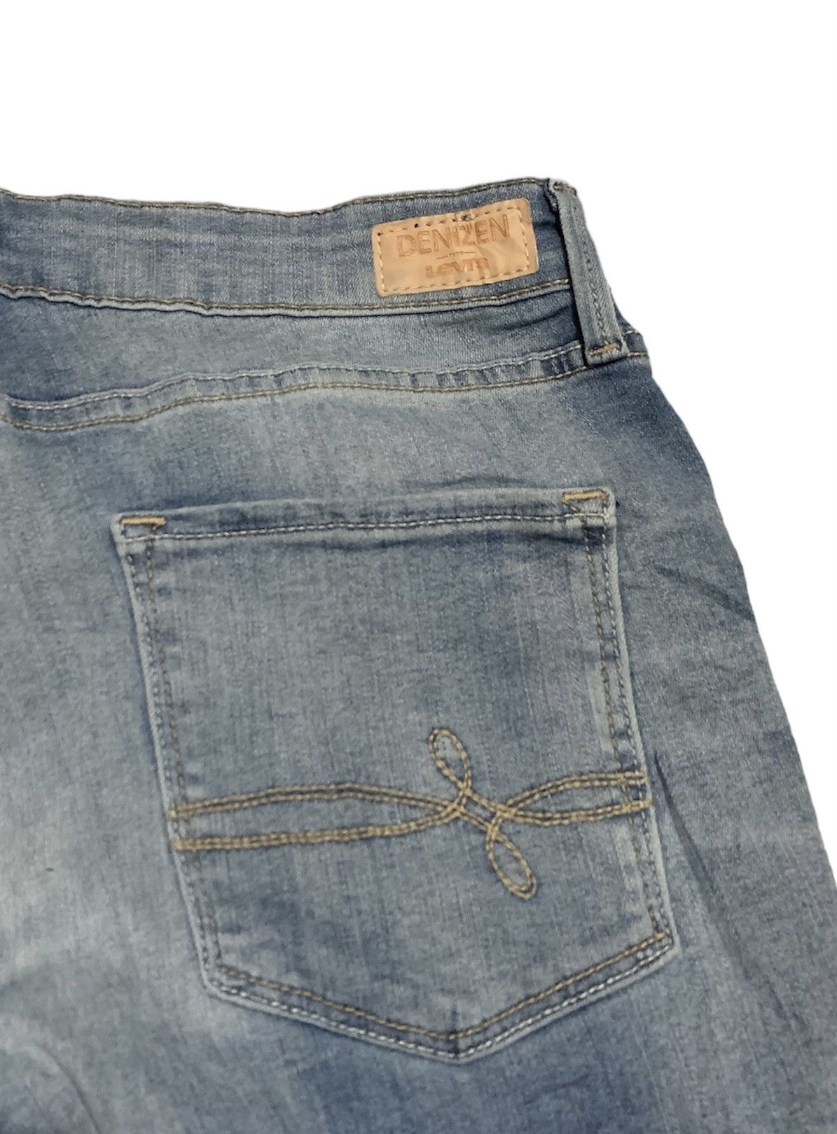 Levi's Levi’s Denizen Slim Cuffed Distressed Jeans Size 27" / US 4 / IT 40 - 3 Thumbnail