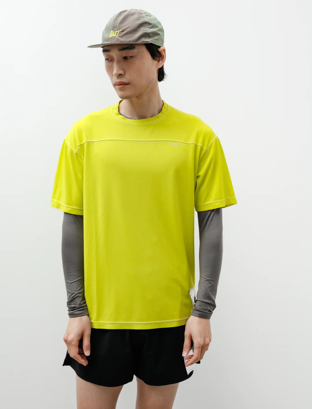 image of Satisfy Running Astralight T-Shirt in Pigment Acid, Men's (Size XL)
