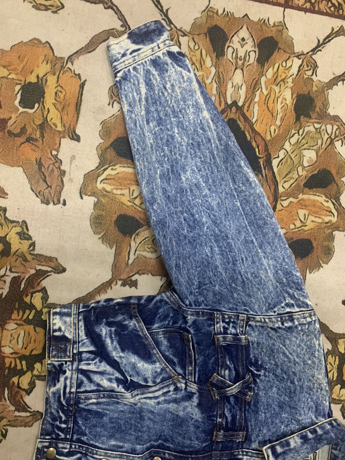 Vintage RARE ACID WASH MASC DENIM TRUCKER JACKET Size US M / EU 48-50 / 2 - 8 Thumbnail
